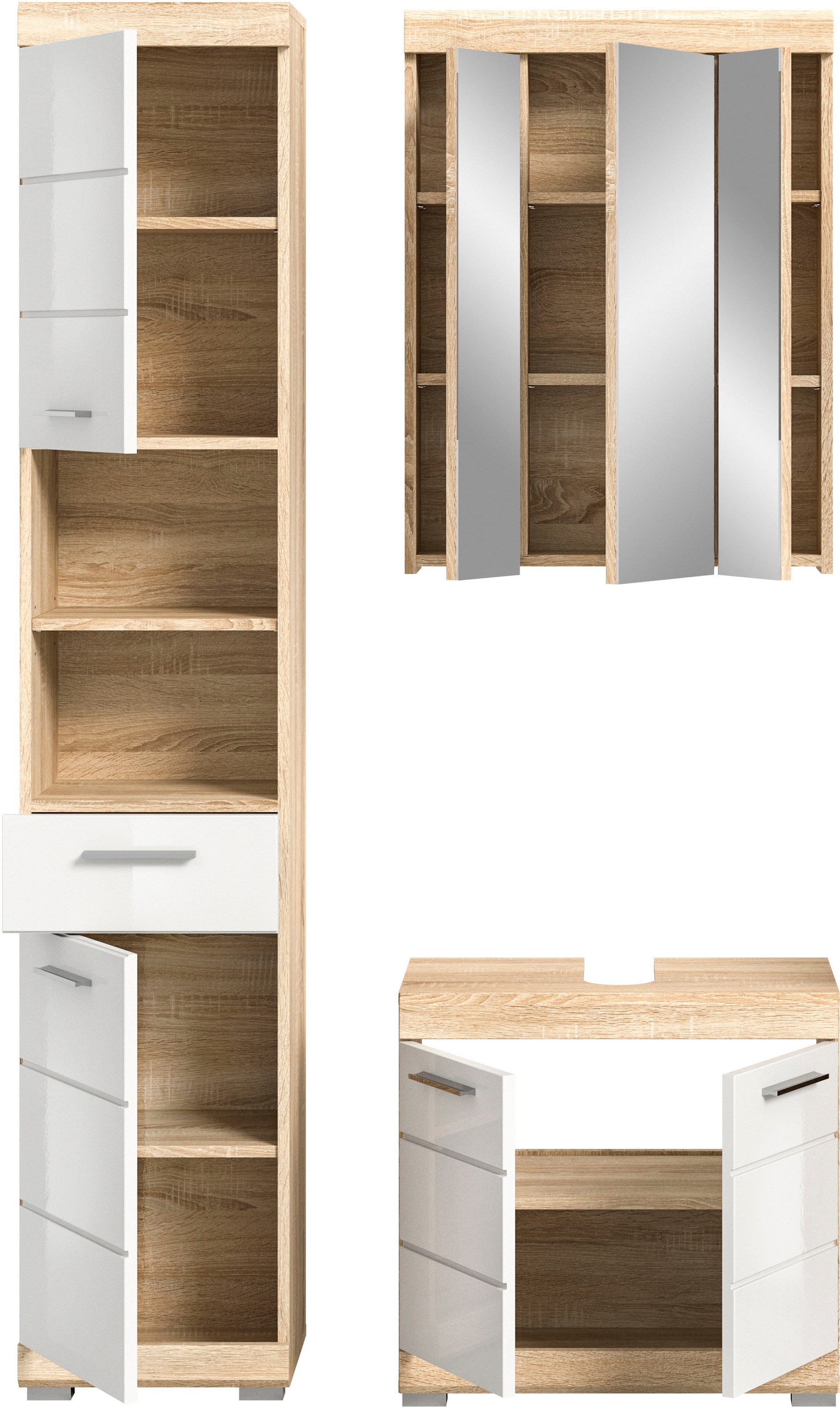 INOSIGN Badmöbel-Set »Siena, 3 teilig, bestehend aus:« Set, TOPSELLER!, 3 Stk. tlg.