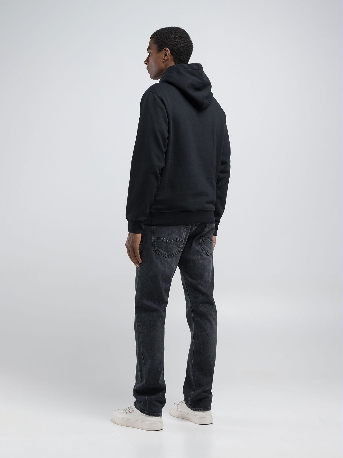 Replay Kapuzensweatshirt , mit großem Markenprint vorn
