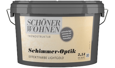 SCHÖNER WOHNEN-Kollektion Wandfarbe »Schimmer-Optik Effektfarbe lightgold« kaufen