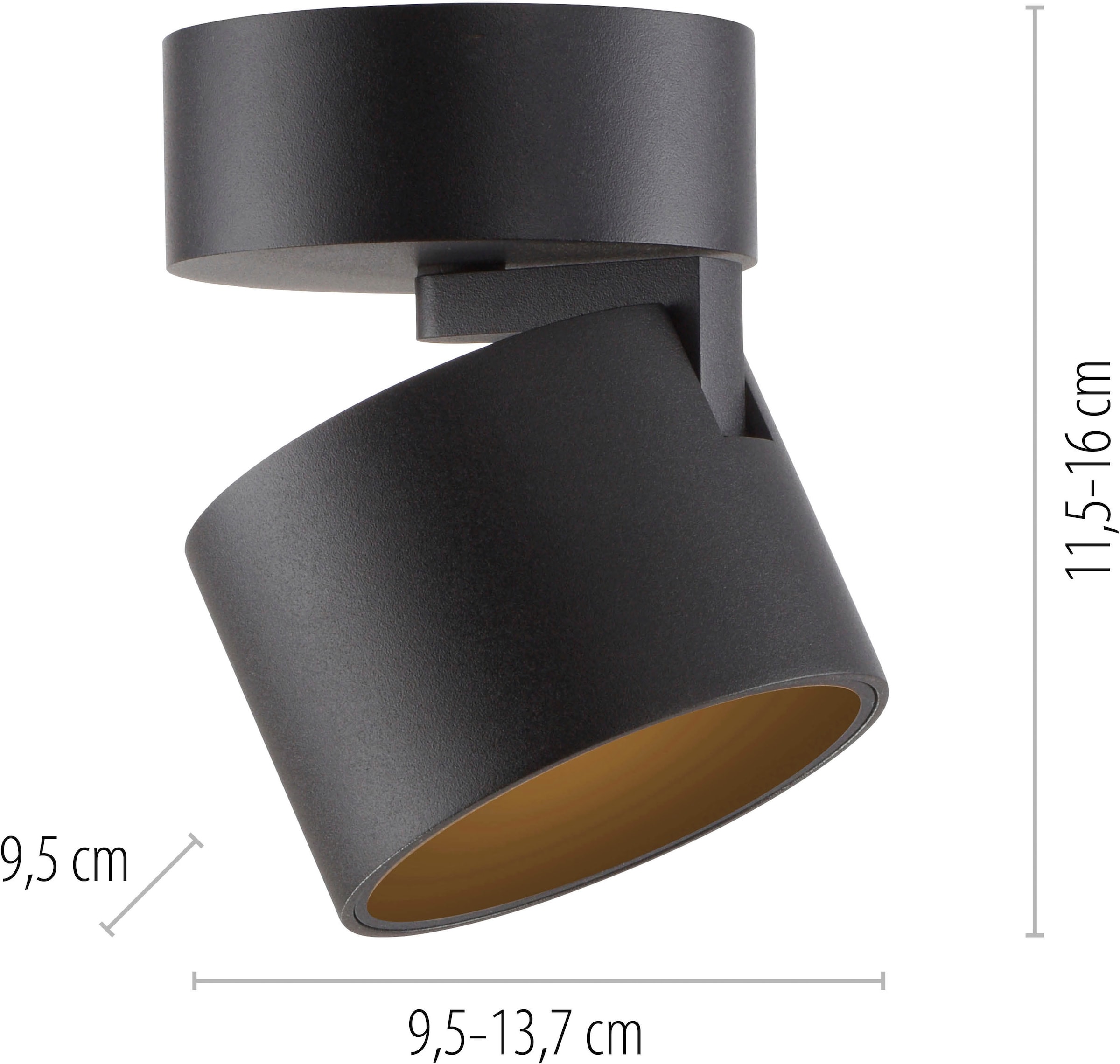 Neuhaus PURE LED Deckenleuchte »PURE Cup« LED-Board 1 Stk. Warmweiß Dimmfähig über separaten Tronicdimmer, dreh- & schwenkbar