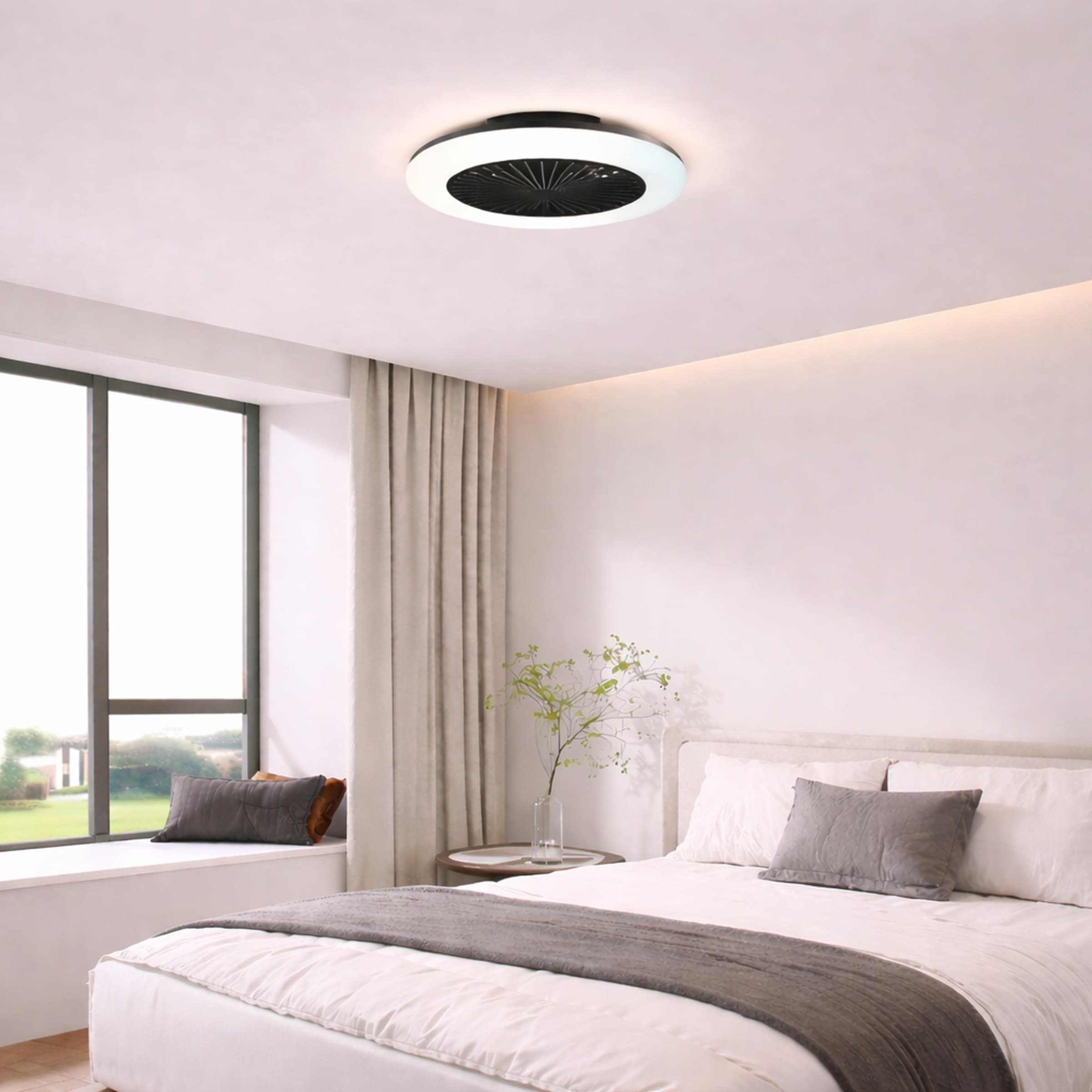 Brilliant LED Deckenleuchte »Montero« LED-Modul 1 Stk. warmweiß - kaltweiß LED-Deckenventilator, Ø 42 cm, 2700 lm, 2700-6500 K