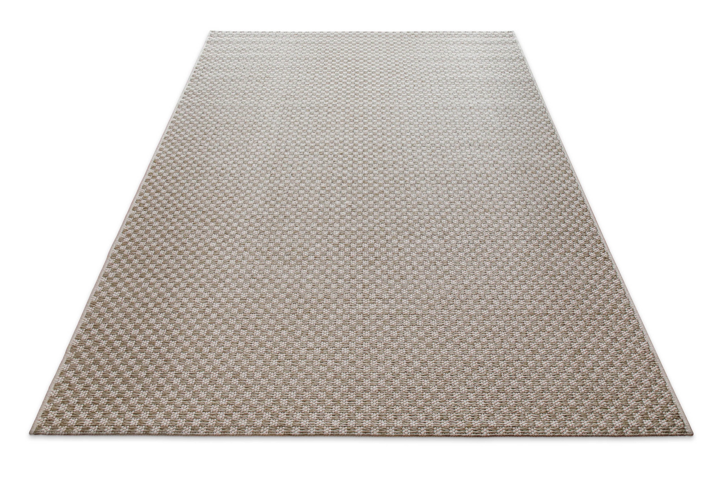 Wecon home Teppich »Miami South Beach« rechteckig 5 mm Höhe In- & Outdoor Teppich, wetterfest, kariert, Balkon, pflegeleicht