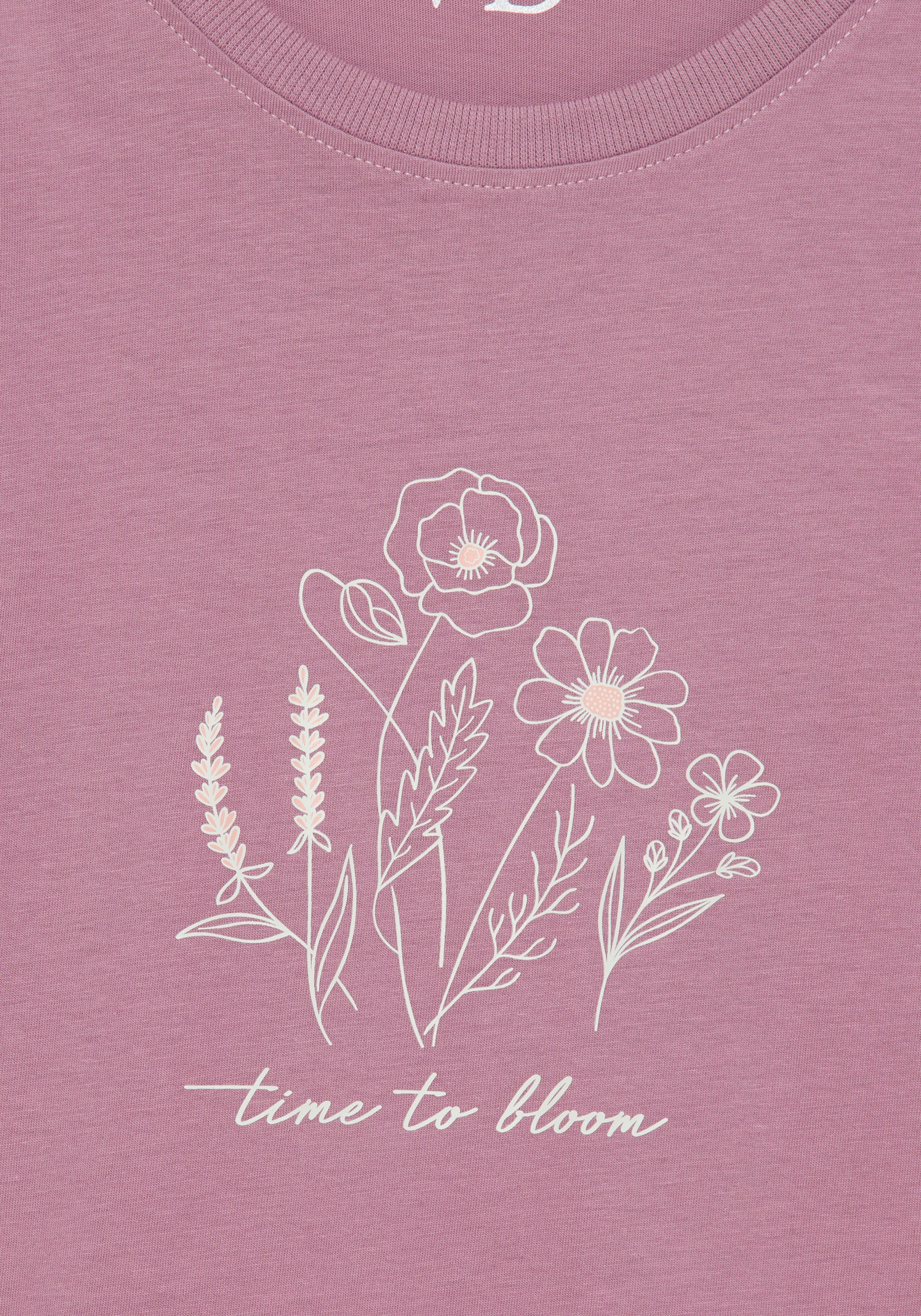 Vivance Dreams Bigshirt Set, 2er Pack,  mit zart skizziertem Frontdruck