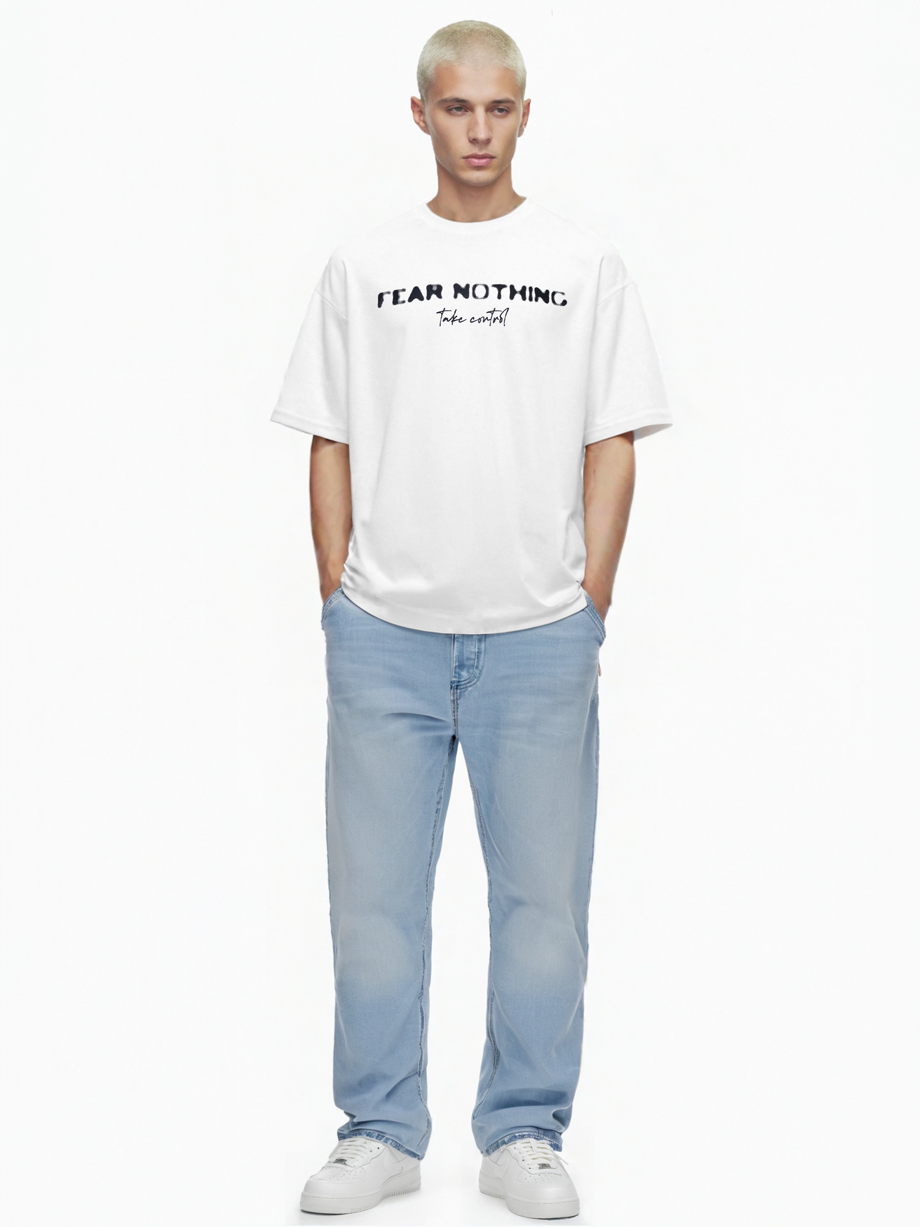 trueprodigy Oversize-Shirt »Noa Logo Print Oversized Rundhals«