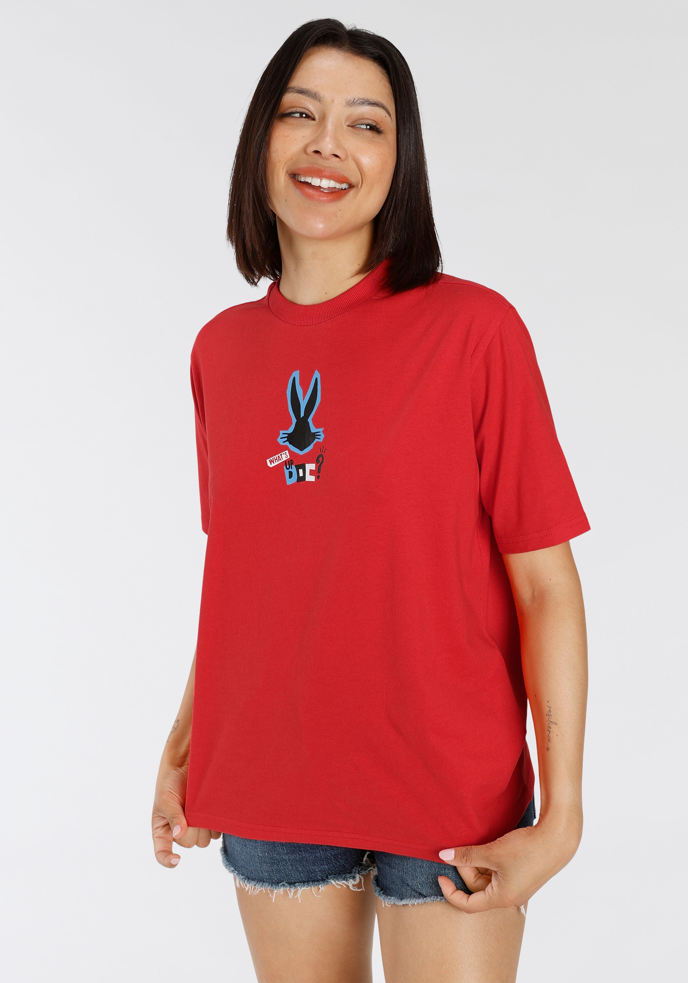 Capelli New York T-Shirt, mit Comic-Motiv Bugs Bunny bei ♕ Duck mit Duffy