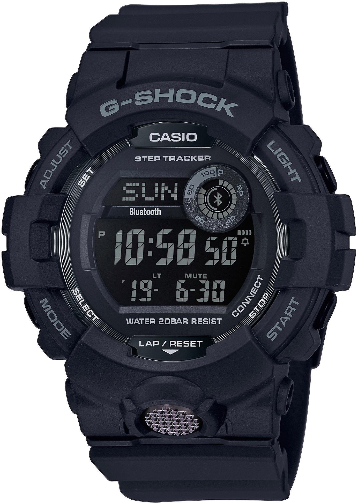 CASIO G-SHOCK Smartwatch »GBD-800-1BER«, Quarzuhr,Armbanduhr Herrenuhr,Schrittzähler,bis 20 bar wasserdicht)