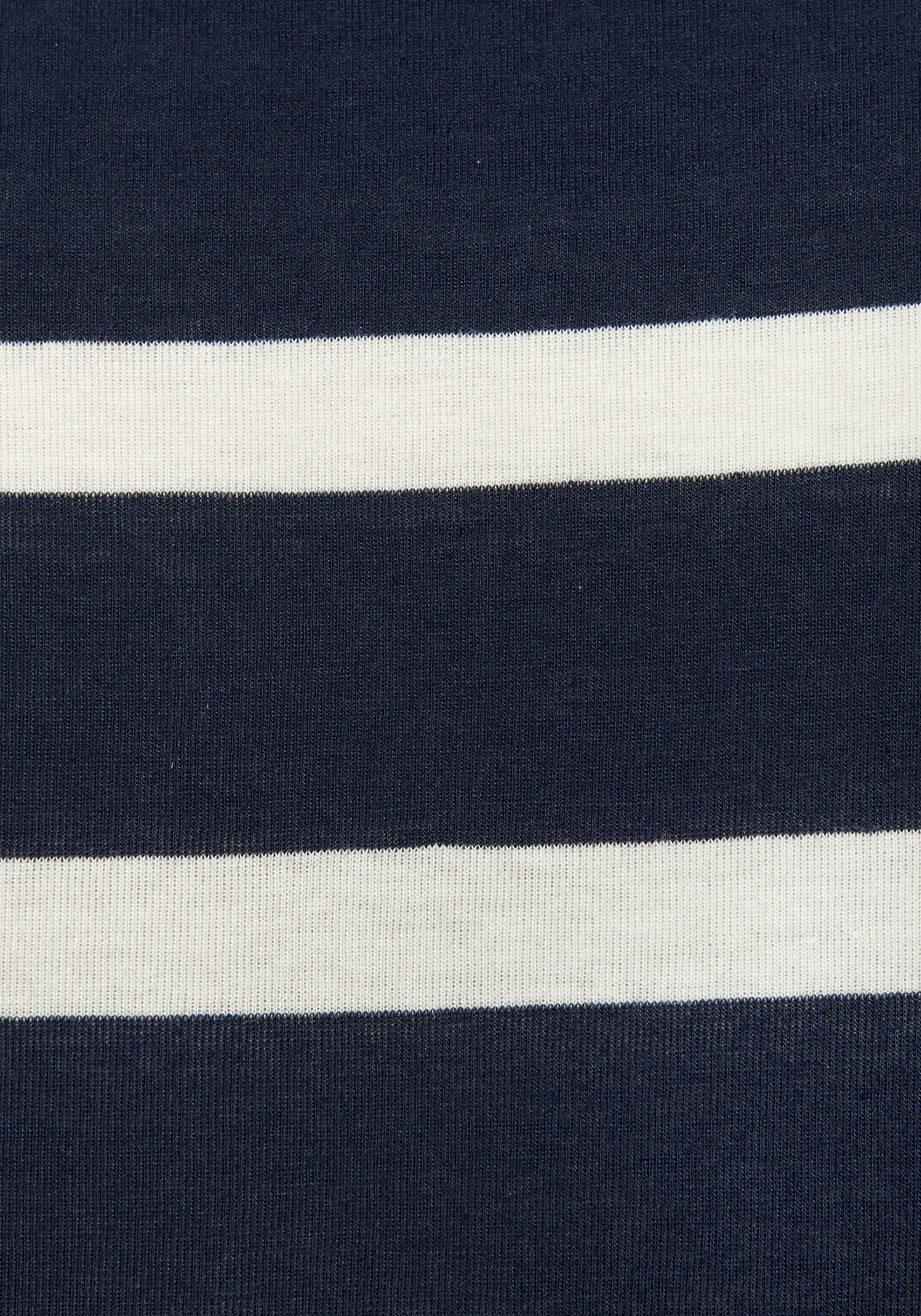 s.Oliver Pyjama 2-teilig, 2 tlg. mit garngefärbten Streifen im Oberteil