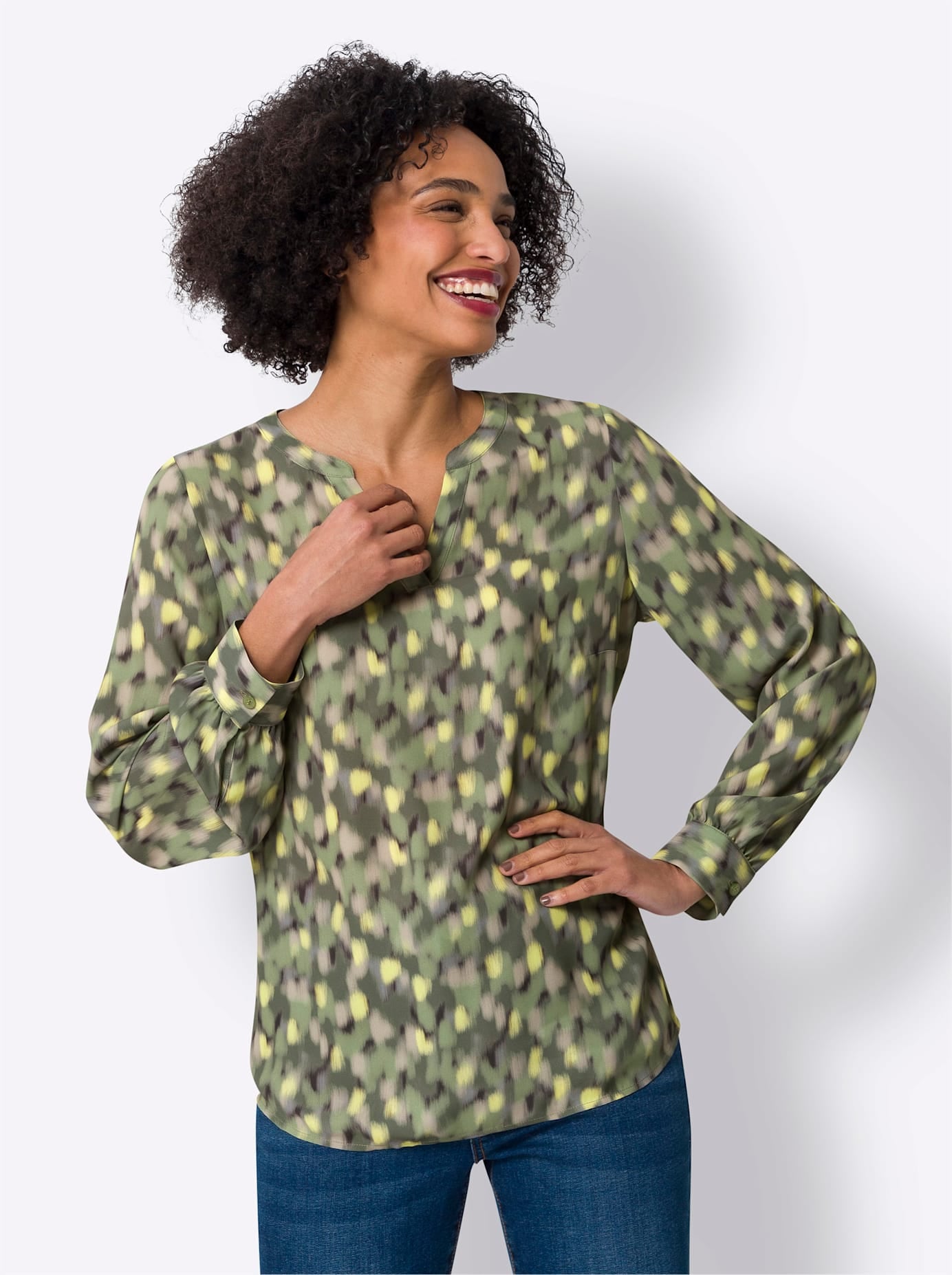 heine Druckbluse