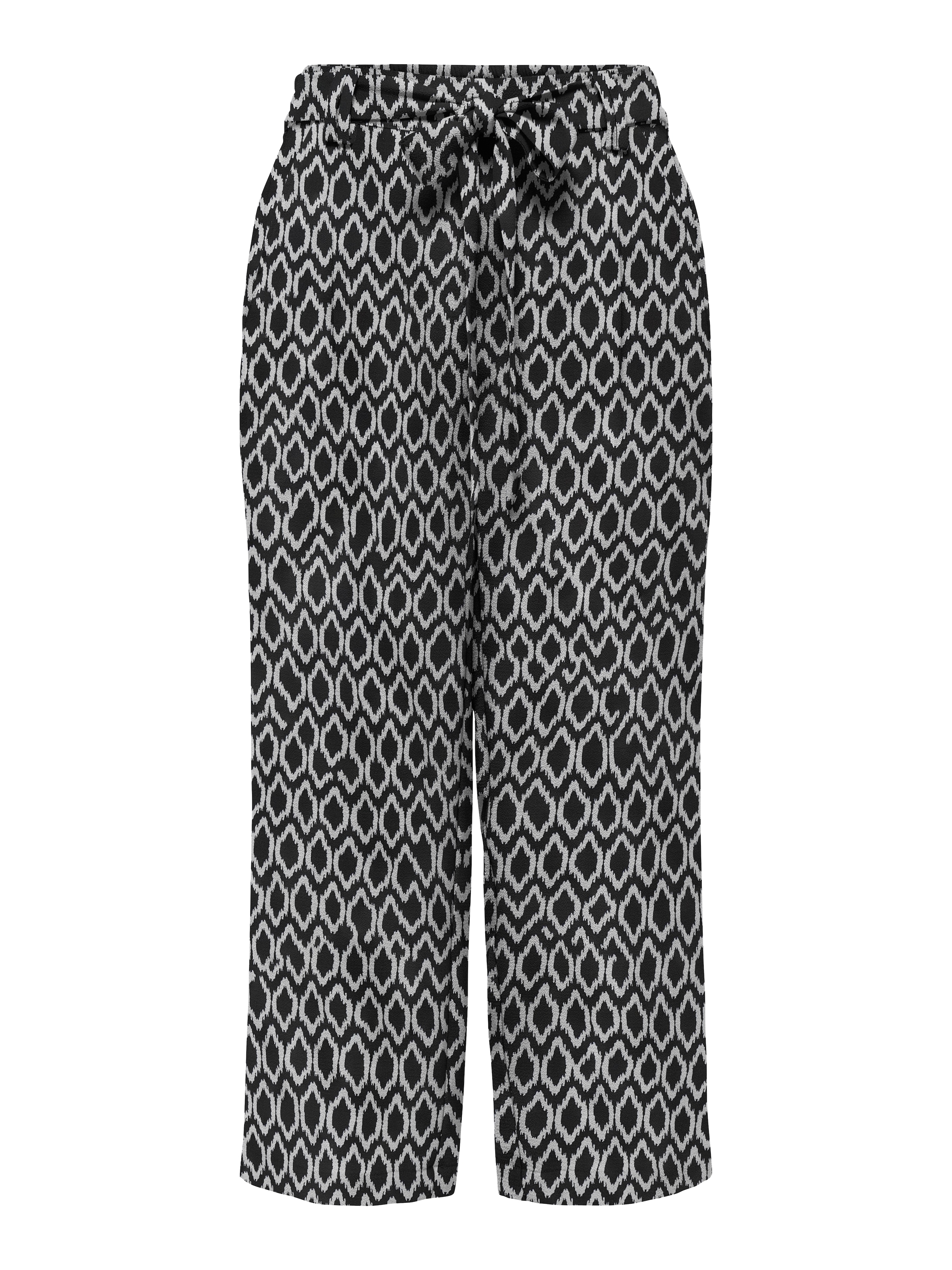 ONLY Palazzohose »ONLWINNER – Culottehose mit elastischem Bund und Kordelzug«  Materialmix, regular fit