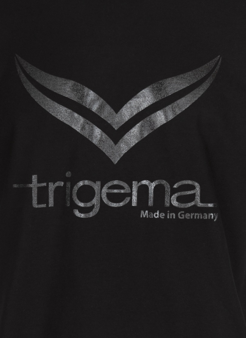 Trigema T-Shirt »TRIGEMA T-Shirt mit TRIGEMA-Logo«, (1 tlg.)
