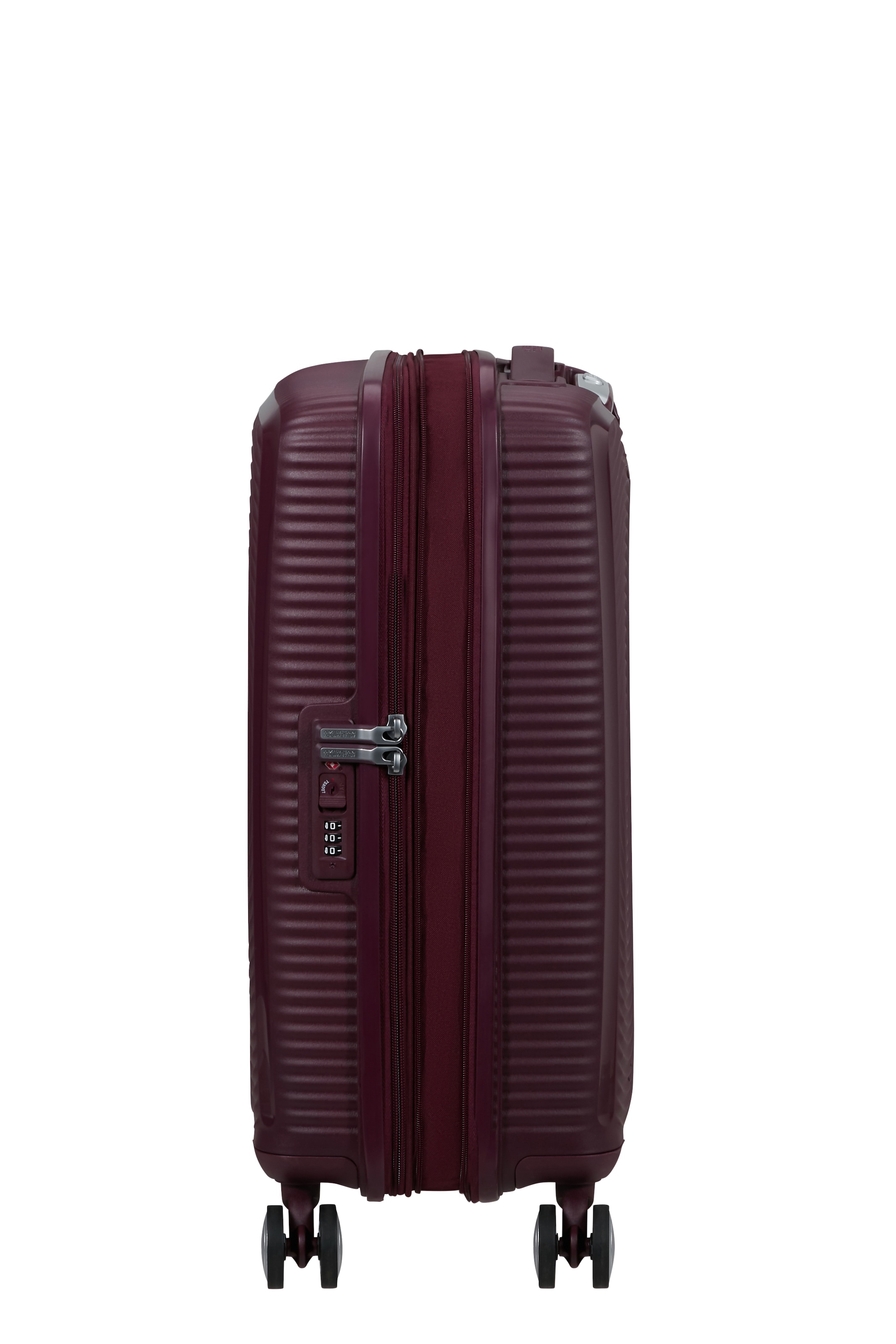 American Tourister® Hartschalen-Trolley »SOUNDBOX, in verschiedenen Farben und Größen« 35,5 l 4 Rollen Reisekoffer Trolley Aufgabegepäck TSA-Zahlenschloss Volumenerweiterung