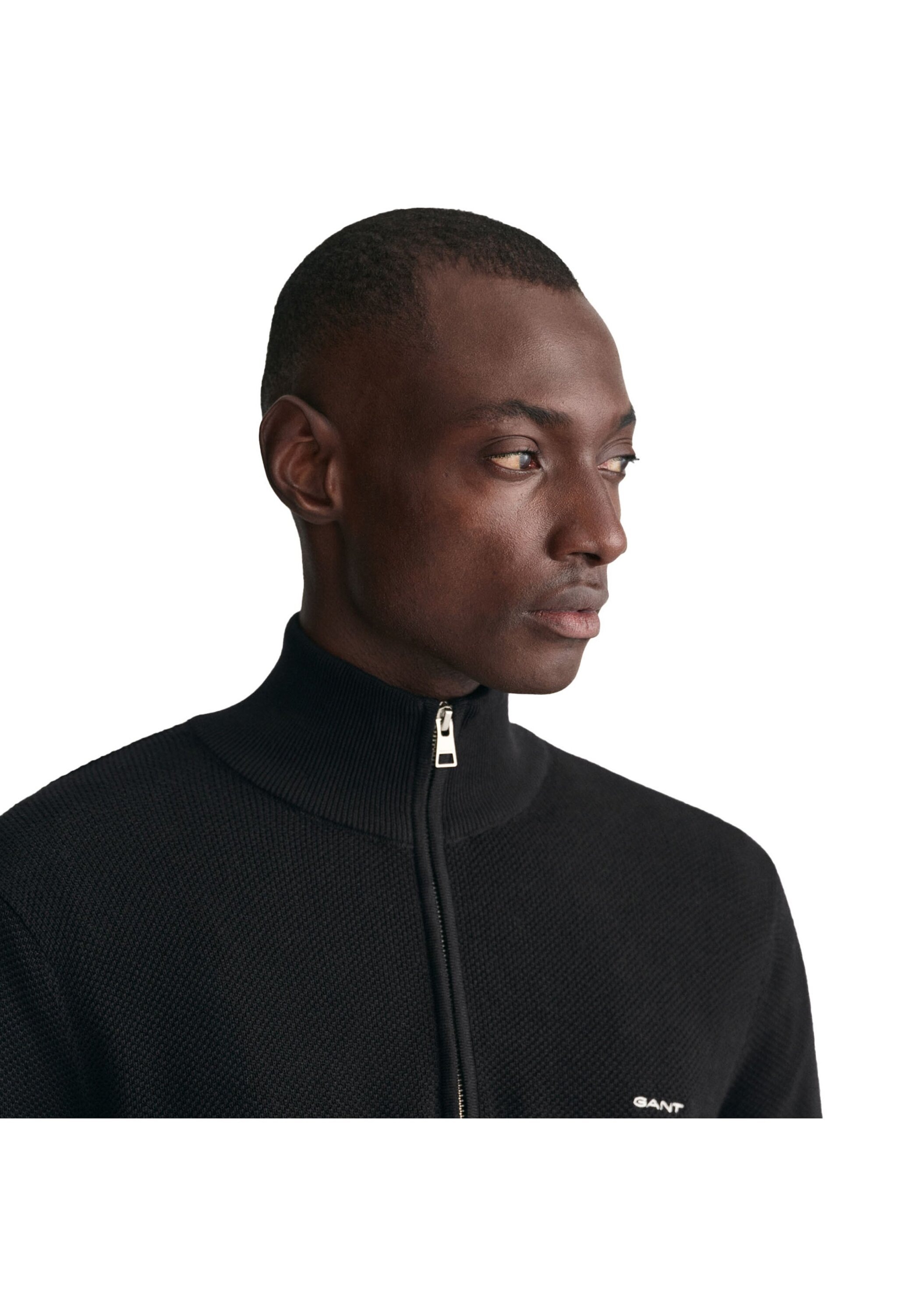 Gant Sweater »Strickpullover COTTON PIQUE HALF ZIP«