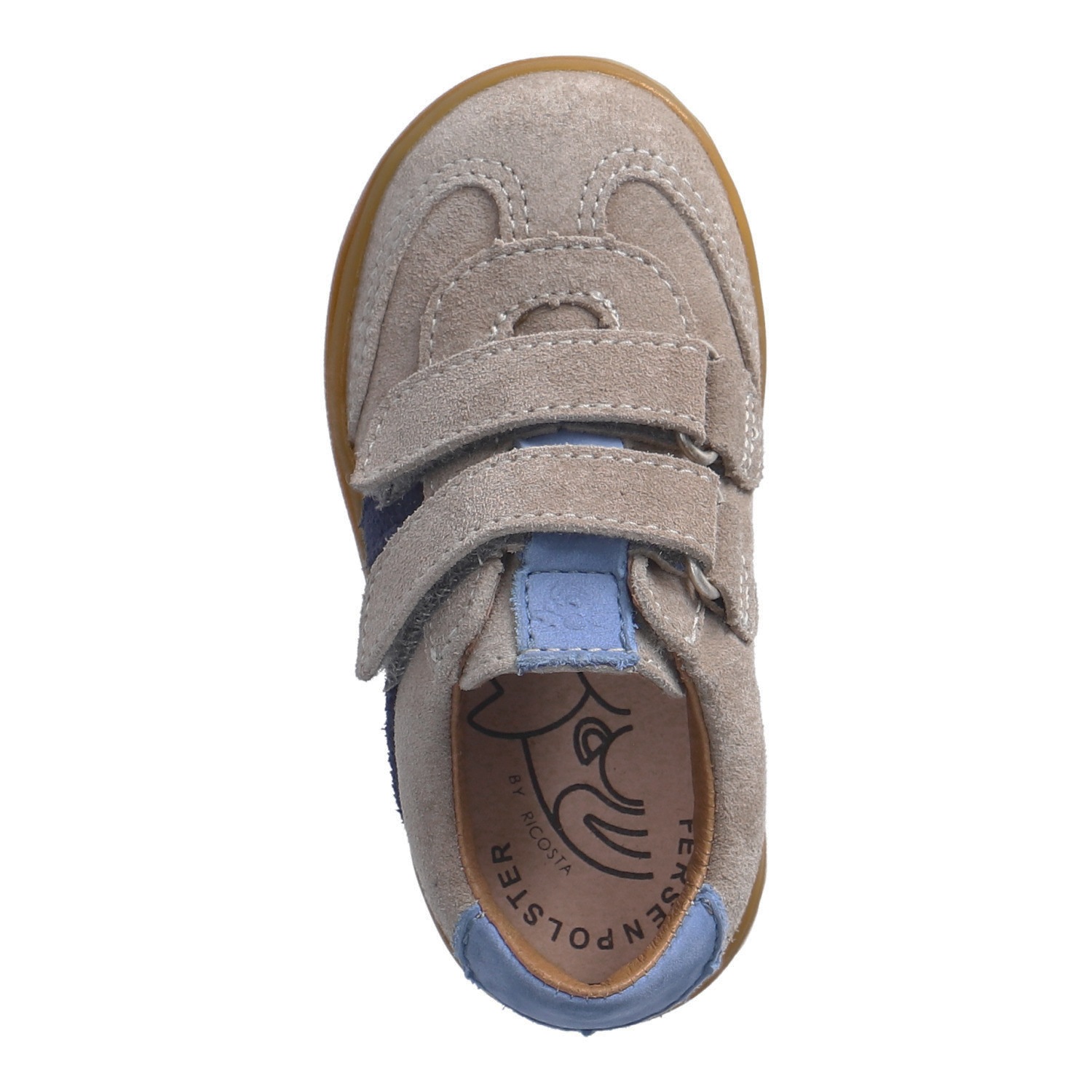 PEPINO by RICOSTA Sneaker »Dakota«  Klettschuh im Retro Look, Größenschablone zum Download