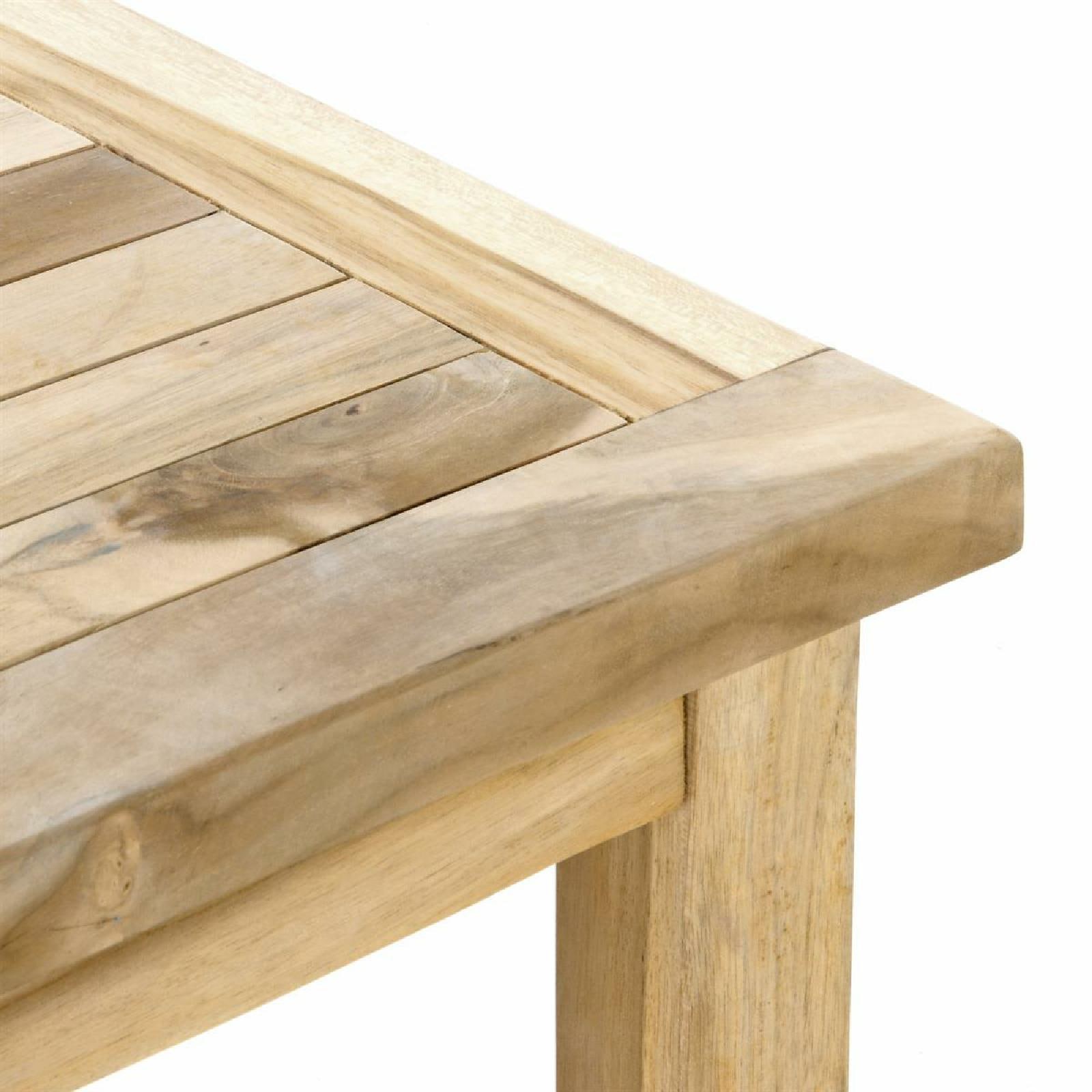 VCM Gartentisch »Beistelltisch mit Ablage Natur«