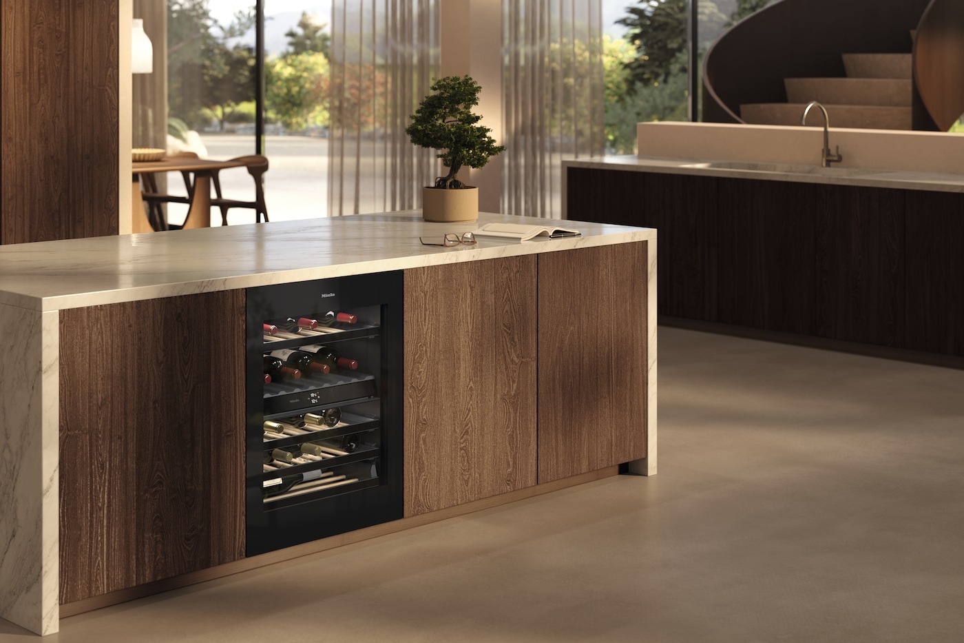 Miele Weintemperierschrank »KWTUS 7196 E«, für 38 St. Standardflaschen á 075l