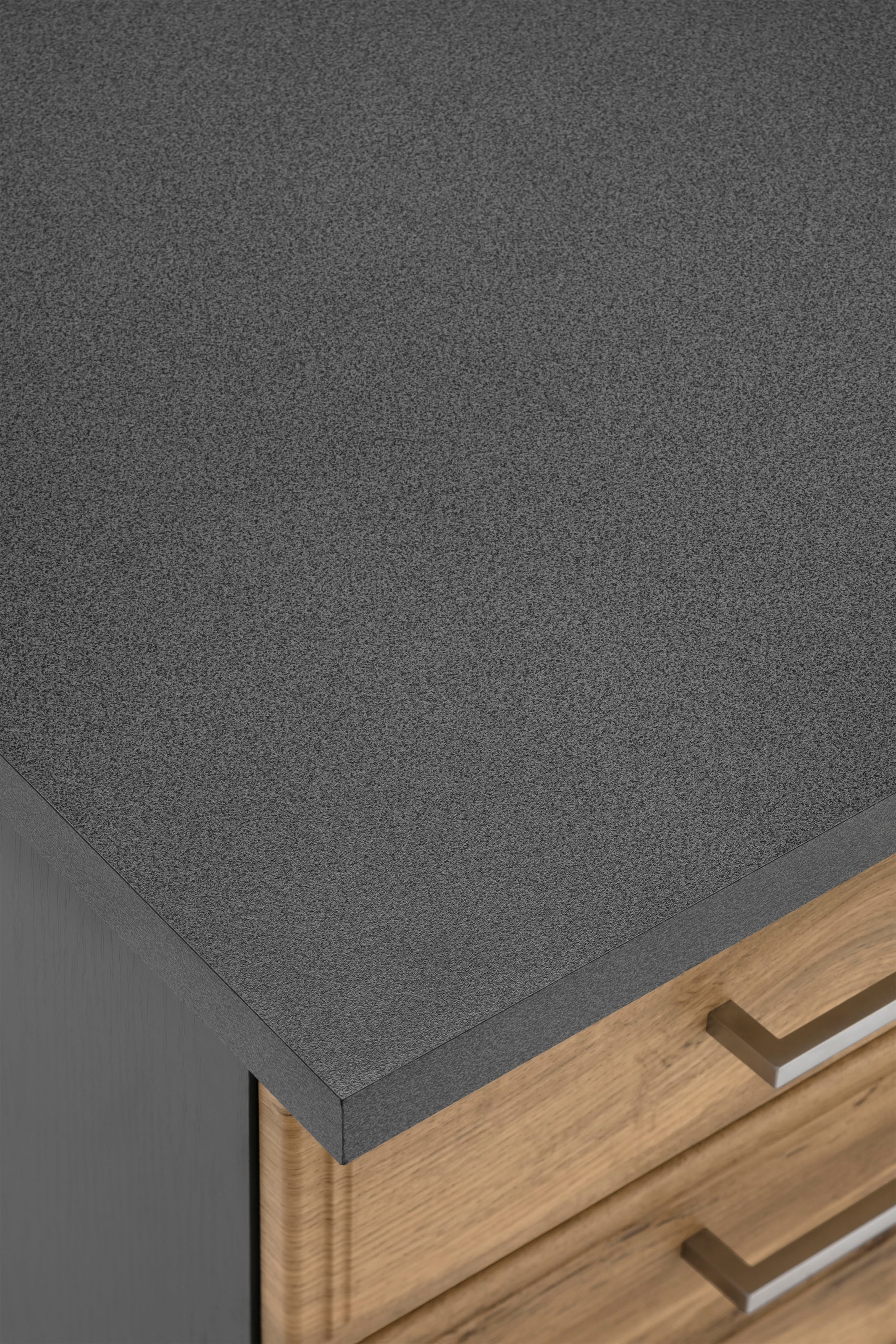 KOCHSTATION Küchenzeile »KS-Stockholm«, Breite 300 cm, mit hochwertigen MDF Fronten im Landhaus-Stil