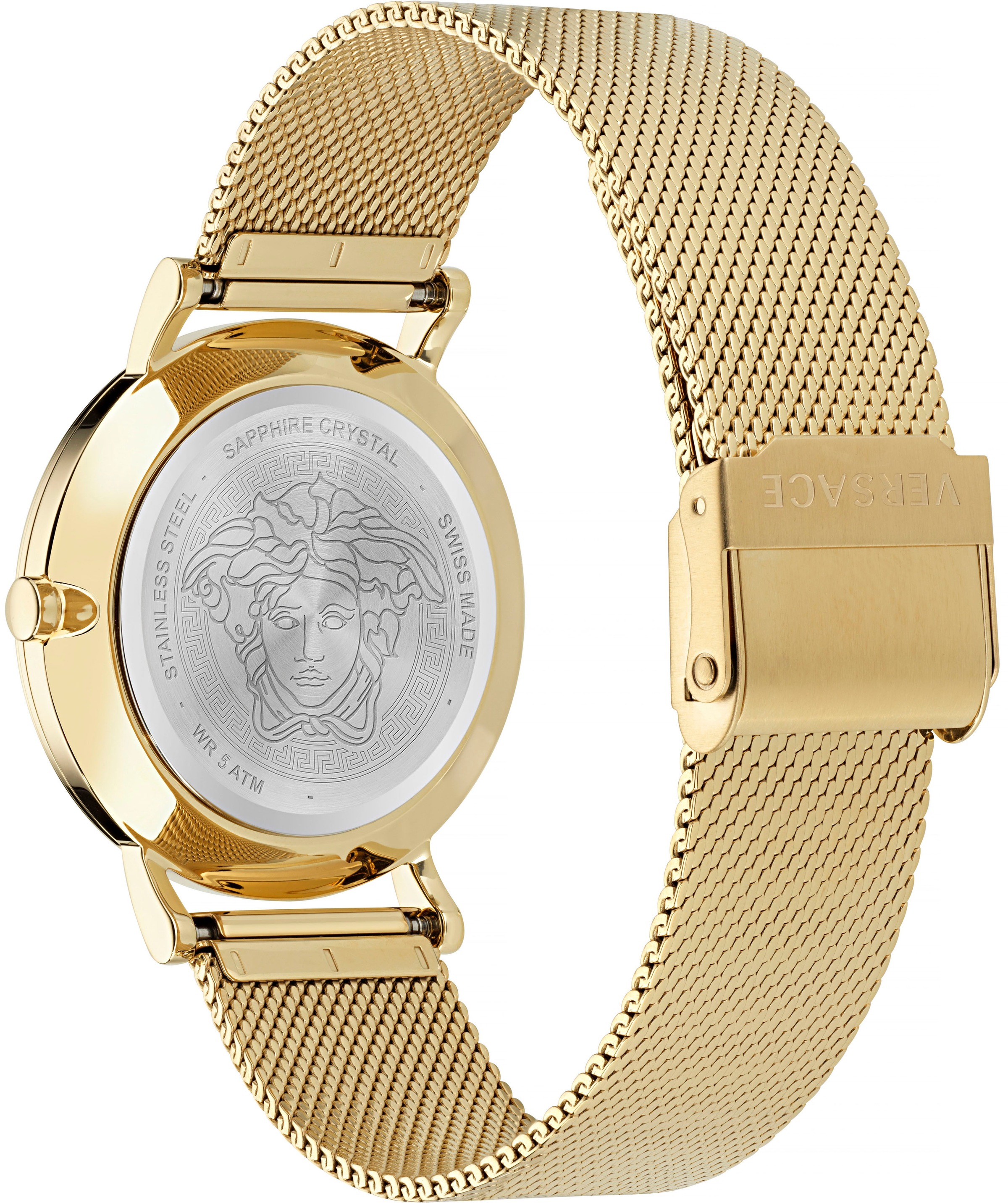 Versace Quarzuhr »NEW GENERATION«, Armbanduhr, Damenuhr, Saphirglas, Swiss Made, analog
