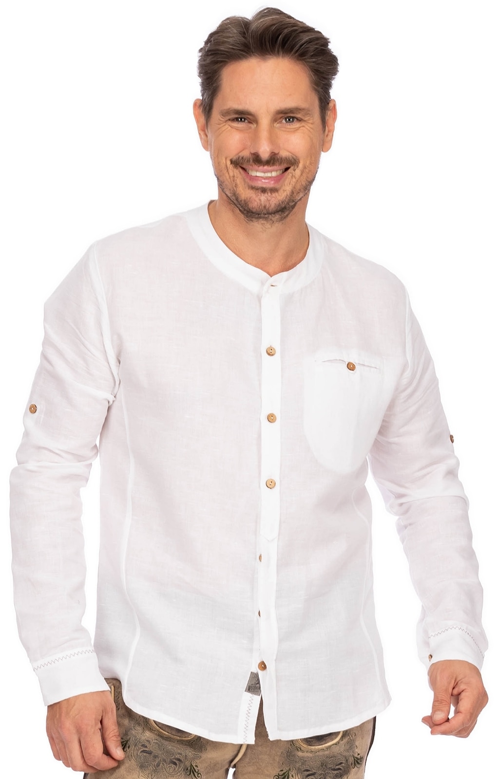 Hangowear Langarmhemd »Stehkragenhemd JEFF«