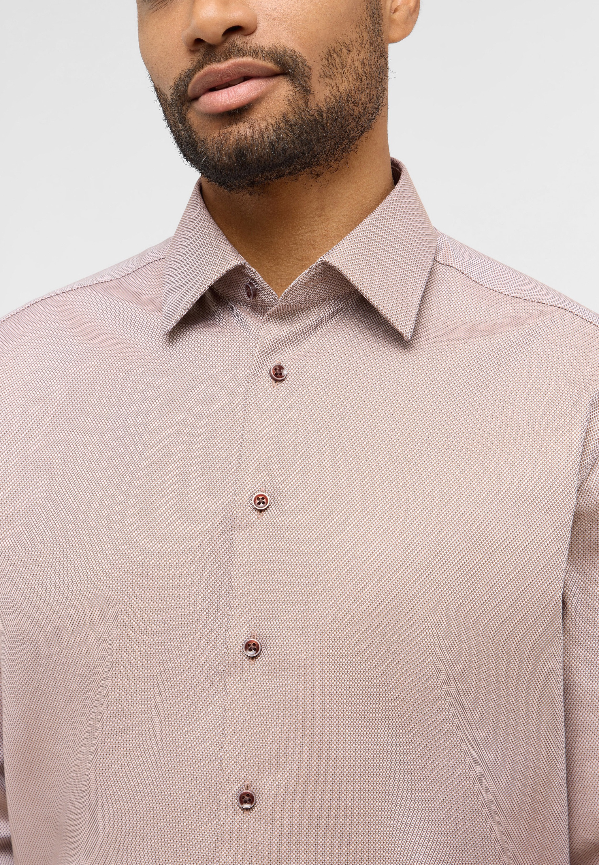 Eterna Langarmhemd »MODERN FIT« NON IRON (bügelfrei)