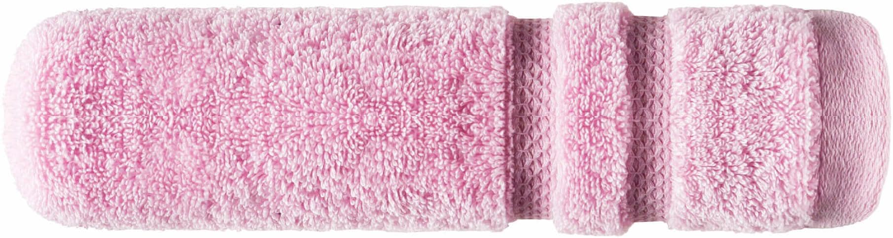 Egeria Handtücher »Micro Touch«, (2 St., 2er Set Handtücher 50 x 100 cm), Streifenbordüre, extrem saugfähig & flauschig, 100% Baumwolle