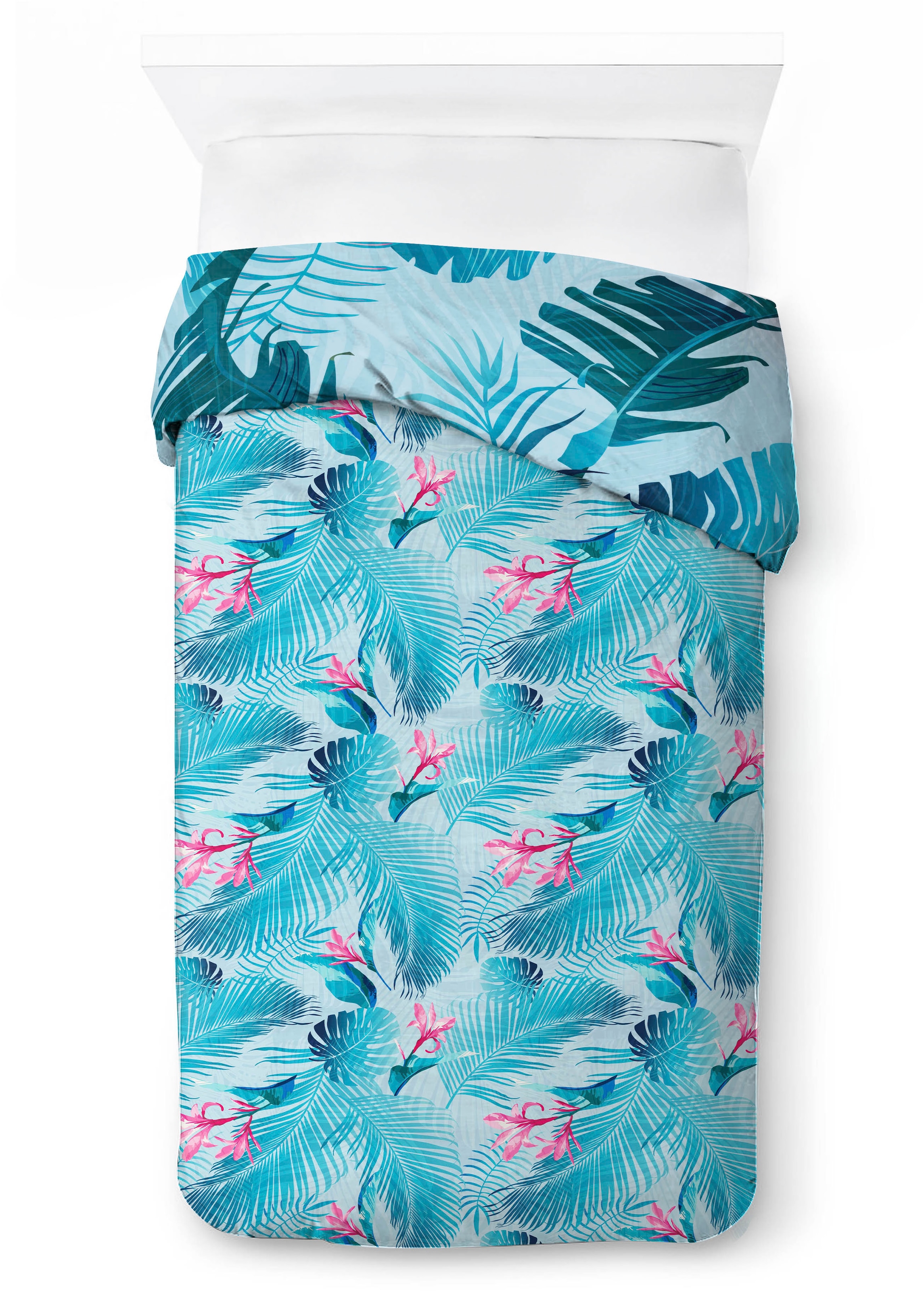 Disney Kinderbettwäsche »Disney Lilo & Stitch Bettbezug-Set 135x200 cm + Kissenbezug 80x80 cm« 2 tlg. 100 % Baumwolle, maschinenwaschbar, wendbar