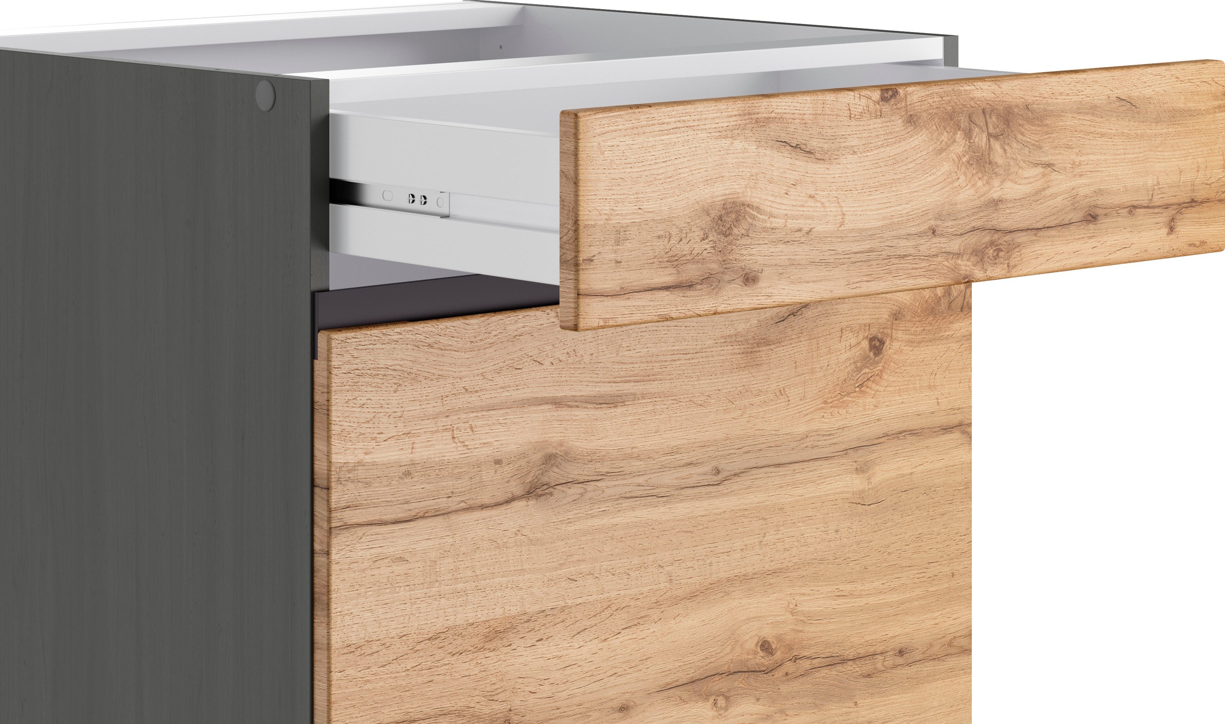 KOCHSTATION Unterschrank »KS-Riesa«, Breite 60 cm, MDF-Fronten