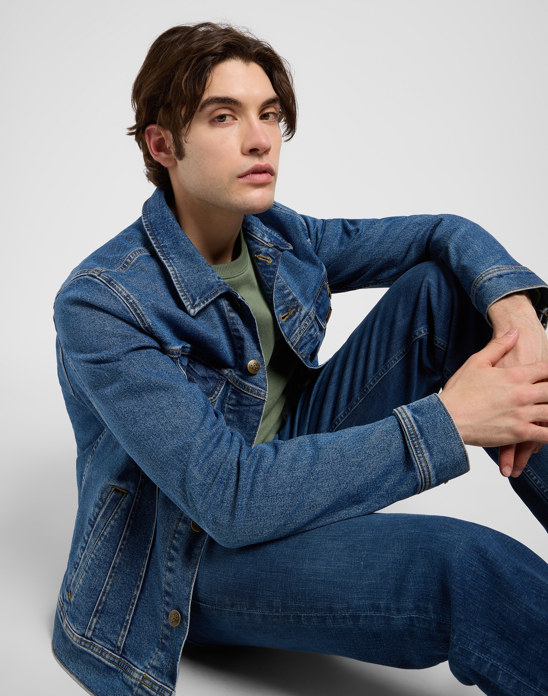 Lee® Jeansjacke »RIDER_JACKET« mit seitlichen Eingrifftaschen