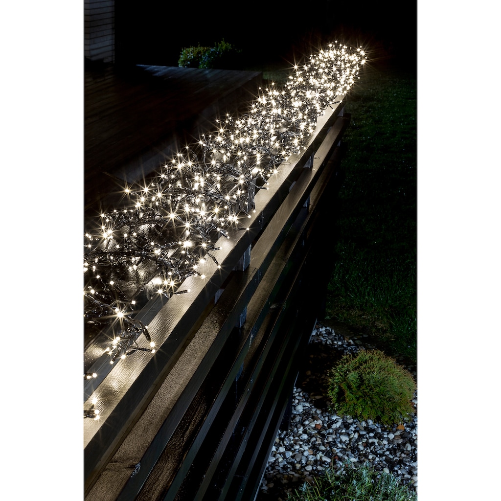 KONSTSMIDE LED-Lichterkette »Büschellichterkette Cluster, Weihnachtsdeko aussen«