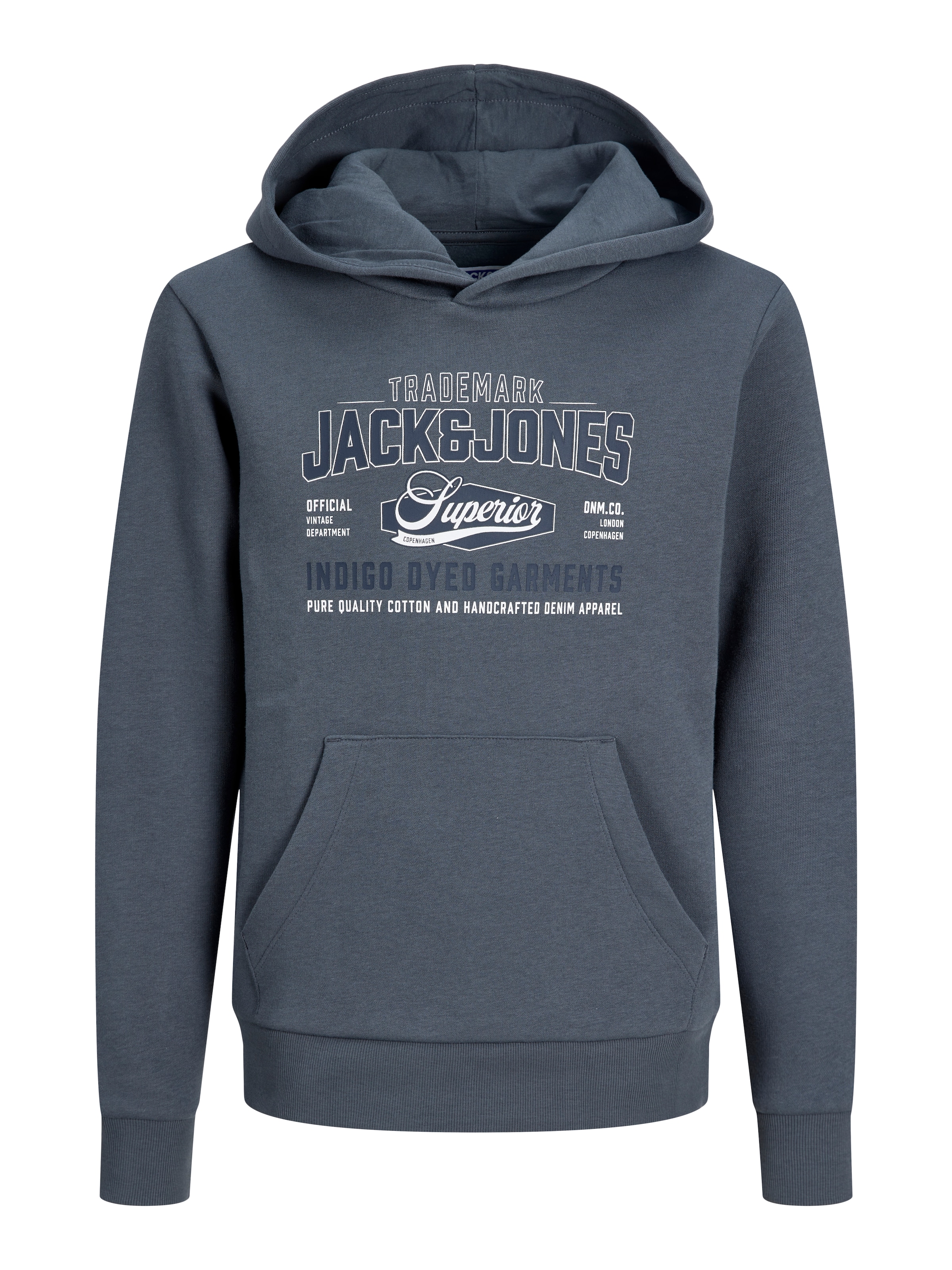 Jack & Jones Junior Kapuzensweatshirt »JJELOGO SWEAT HOOD 2 COL AW26 SN JNR«, Baumwolle, regular fit
