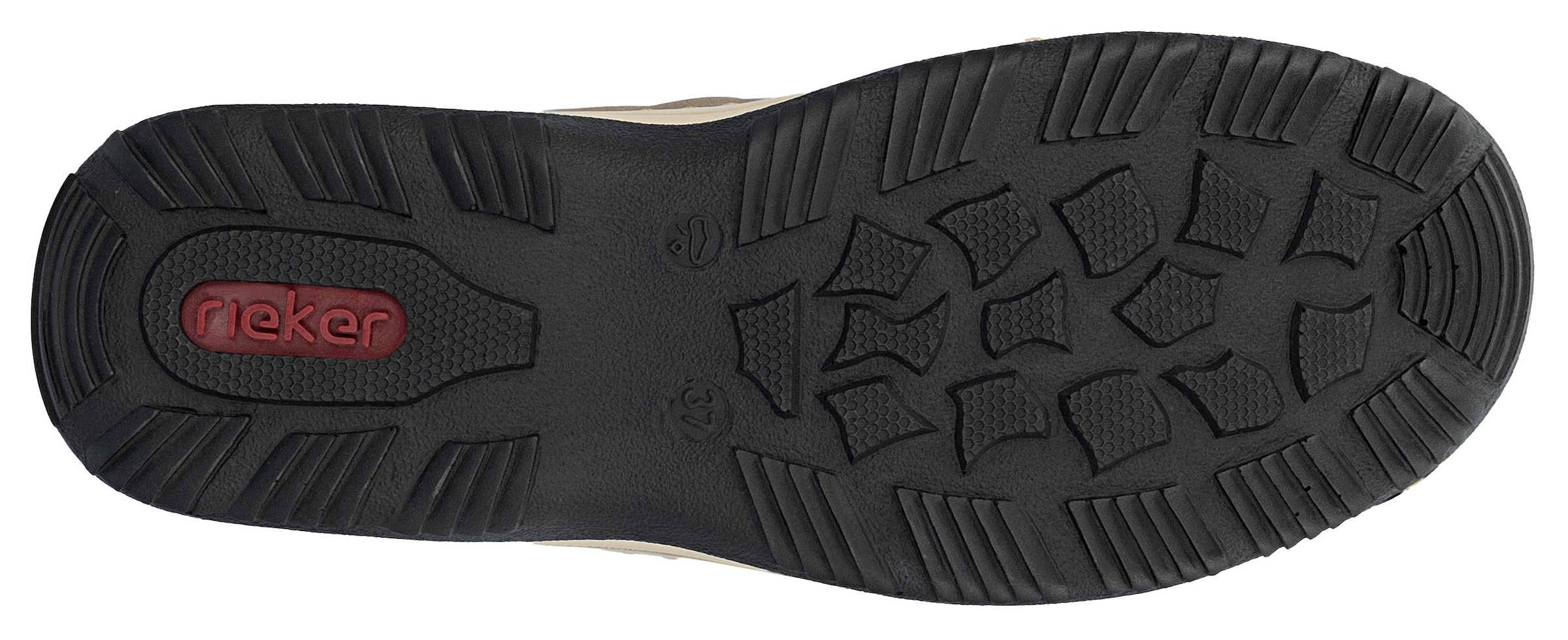 Rieker Slip-On Sneaker  Trekking Schuh, Freizeitschuh, Slipper mit Wechselfußbett