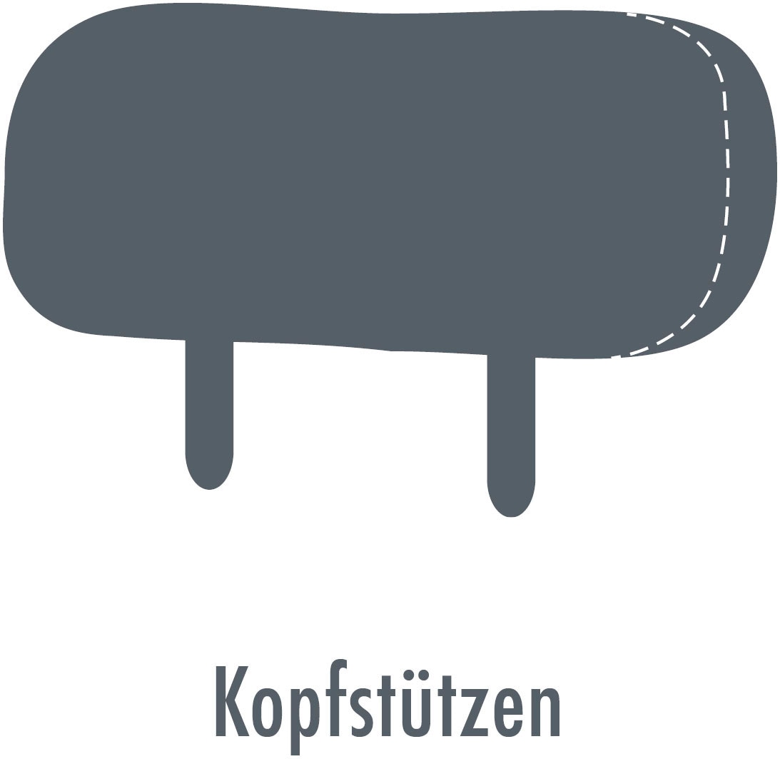 Die PlanBar Ecksofa »PN-EM20028 L-Form mit Kopfstützen« wahlweise mit motorischem Canape