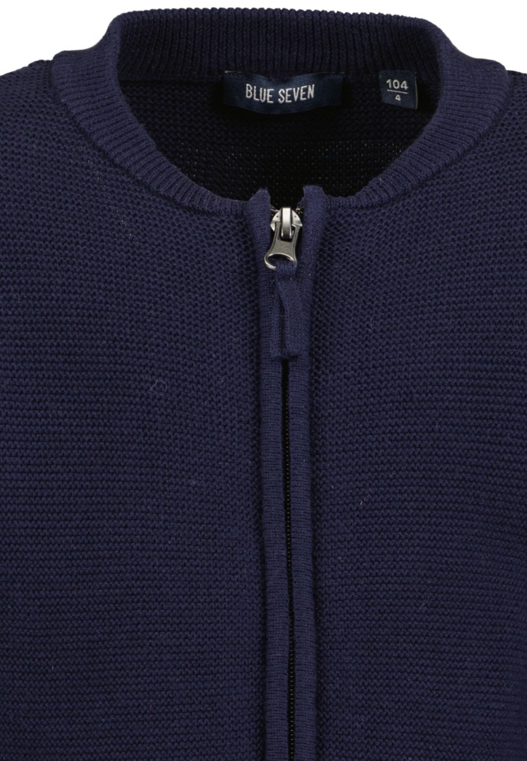 Blue Seven Strickjacke »Cardigan mit Reißverschluss«