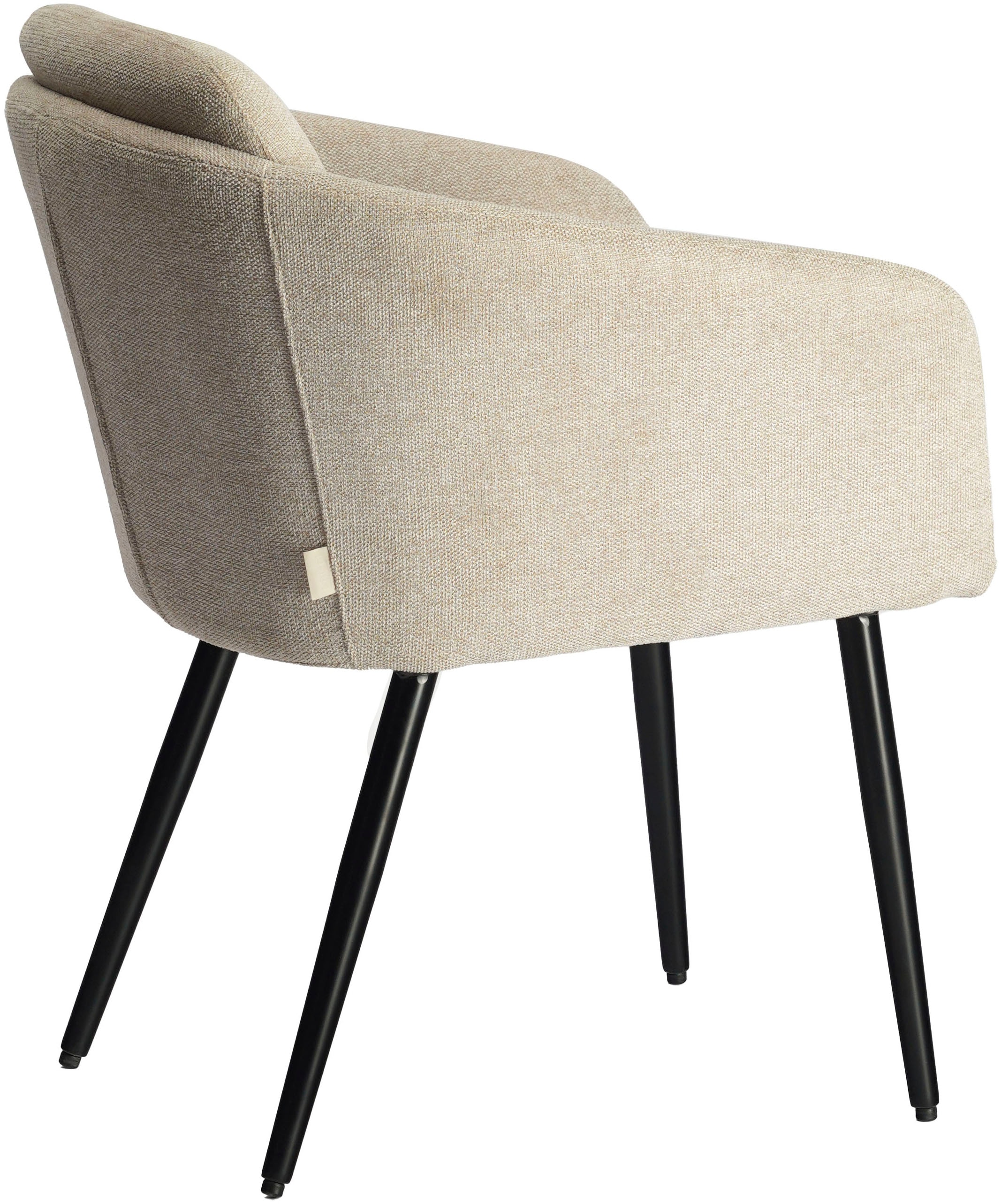LeGer Home by Lena Gercke Esszimmerstuhl »Fleur, TOPSELLER!, OTTOs Choice« (Set) 2 Stk. Struktur (100% Polyester) Strukturstoff, ergonomisches Design, gesteppte Rückenlehne