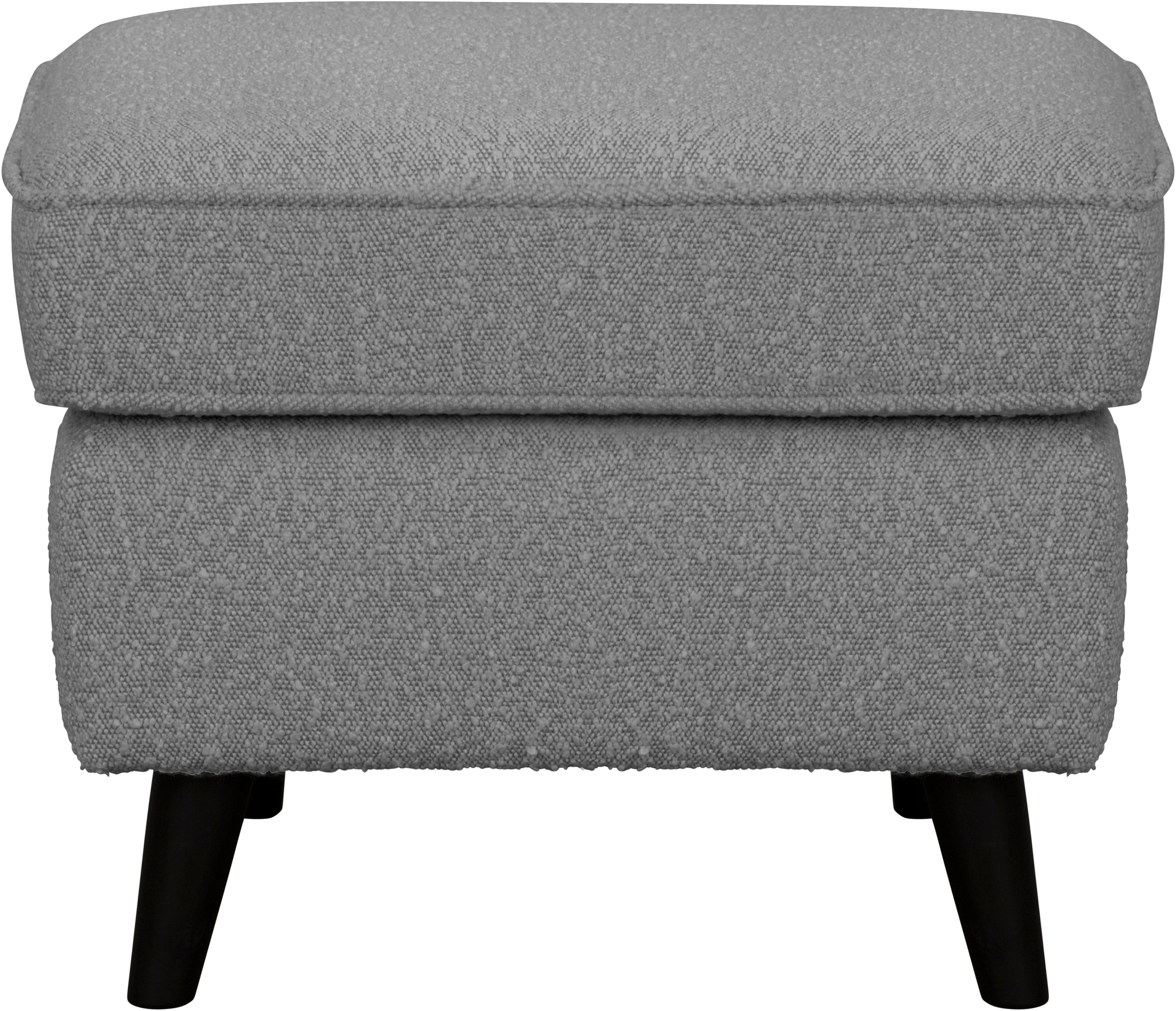 Home affaire Polsterhocker »Polsterhocker CHISTELLE, auch in Bouclé«, mit Wellenunterfederung, Maße: B/TH: 57/57/46 cm