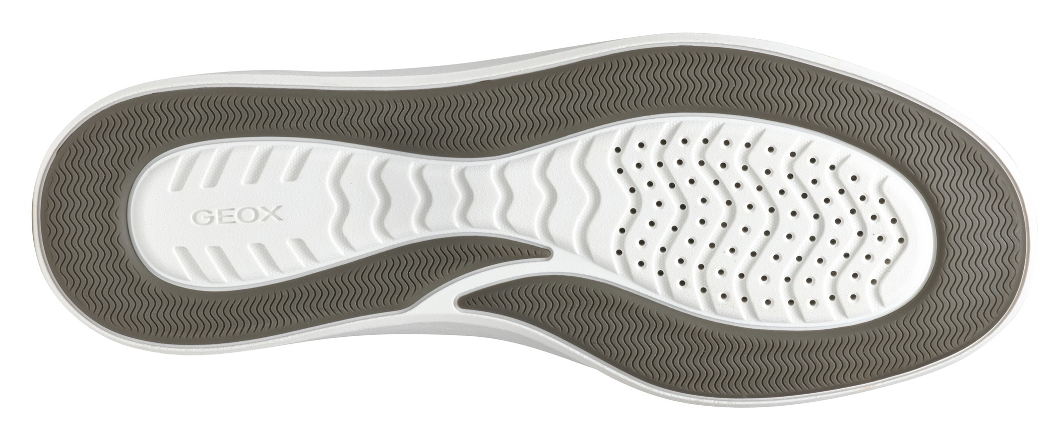 Geox Sneaker »U BALTMOORE«  , Retro Sneaker, Schnürschuh mit farblich abgesetzter Ferse