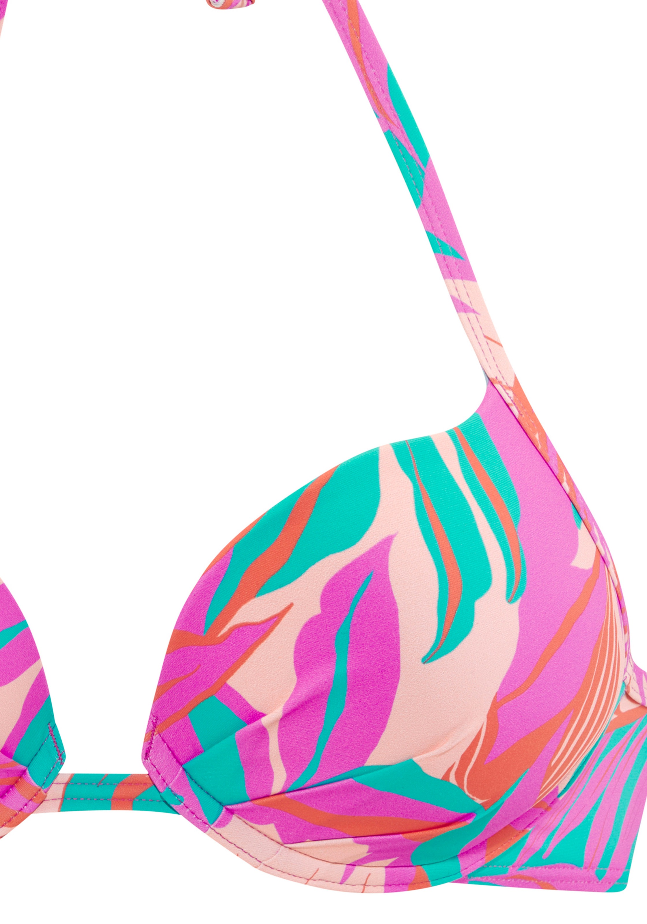 Sunseeker Push-Up-Bikini-Top »Minka« mit tropischem Blätterprint