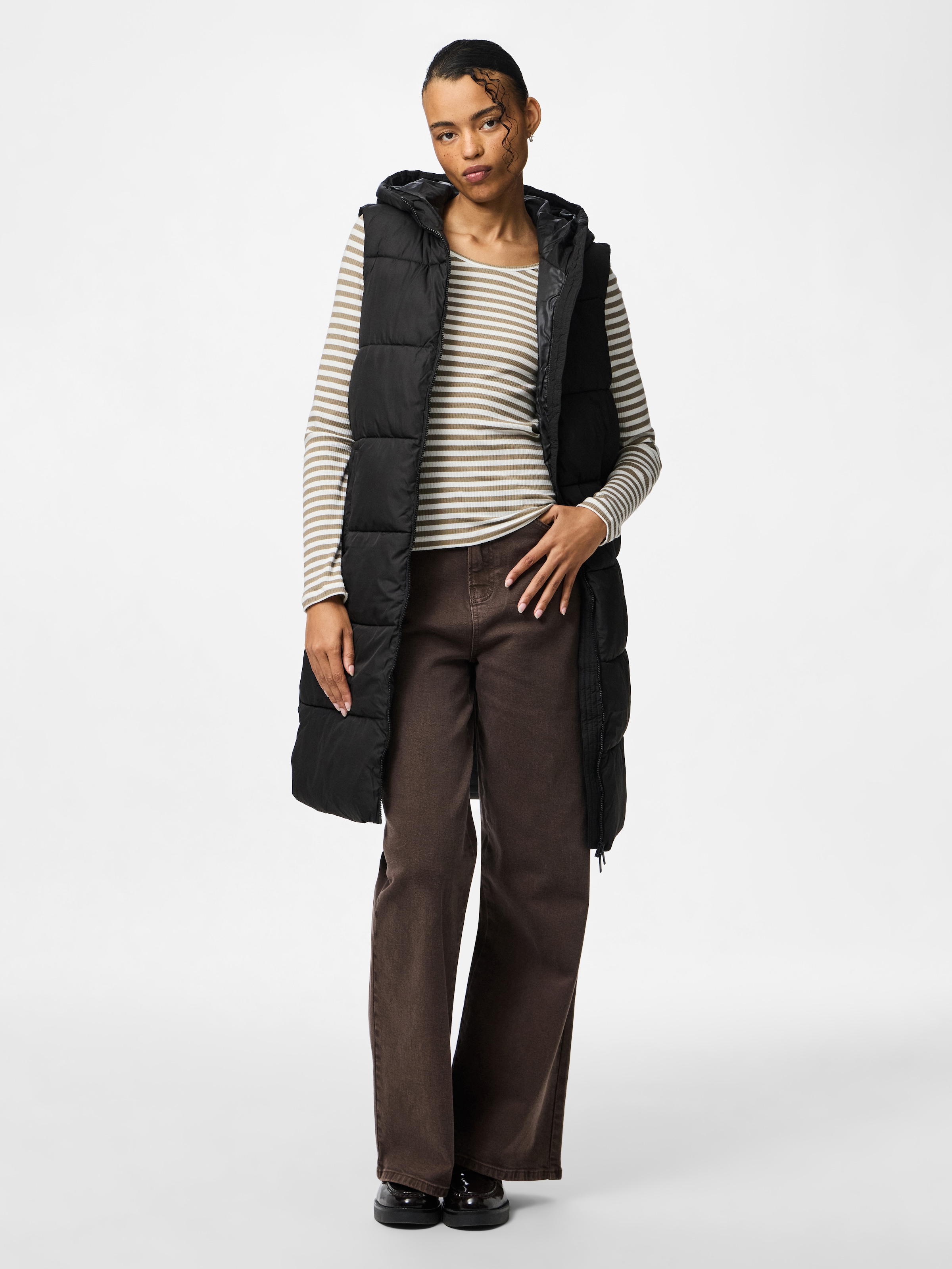 pieces Steppweste »PCBEE NEW LONG PUFFER VEST NOOS BC«