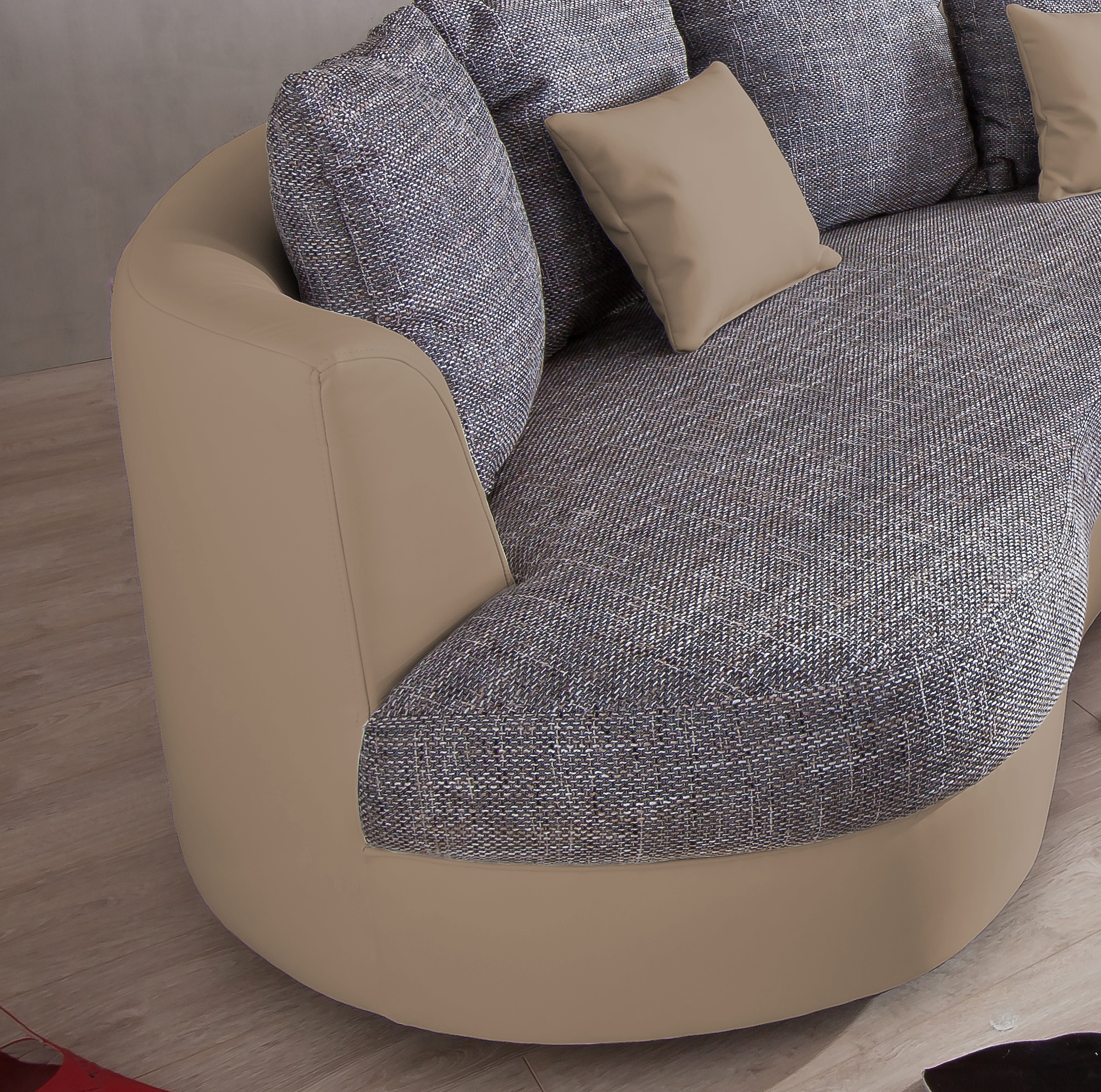 INOSIGN Ecksofa »Limoncello organische Formensprache, L-Form«, ergonomische Form
