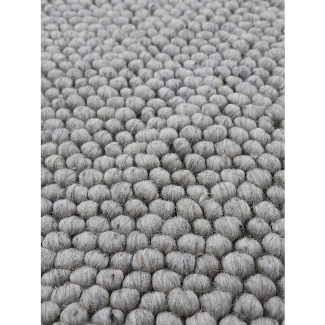 handgewebt, carpetfine Wolle »Calo«, rechteckig, meliert, Teppich Farben, 70% Teppich, Handweb Uni