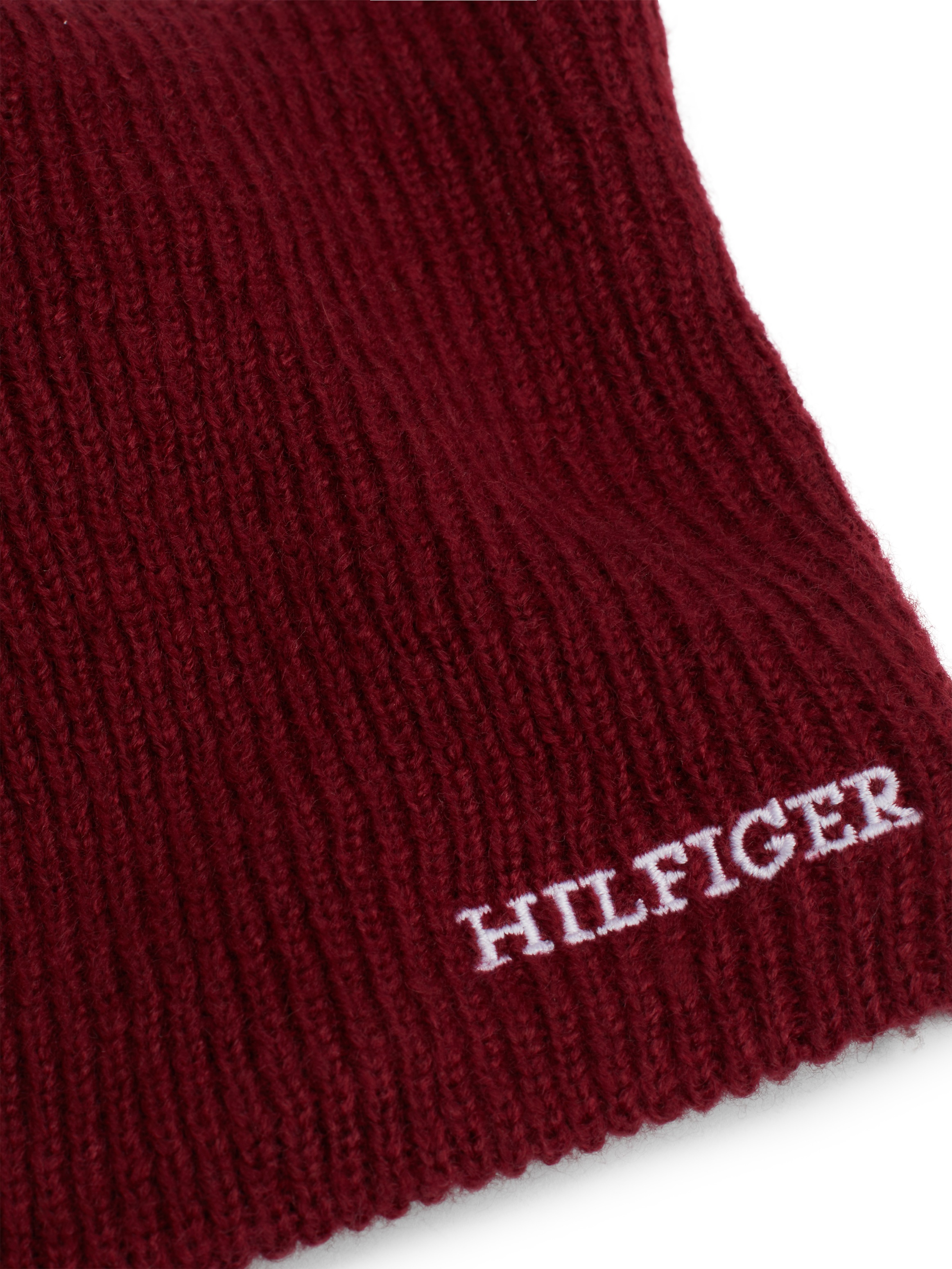 Tommy Hilfiger Strickschal »MONOTYPE SNOOD«, mit gesticktem Logoschriftzug