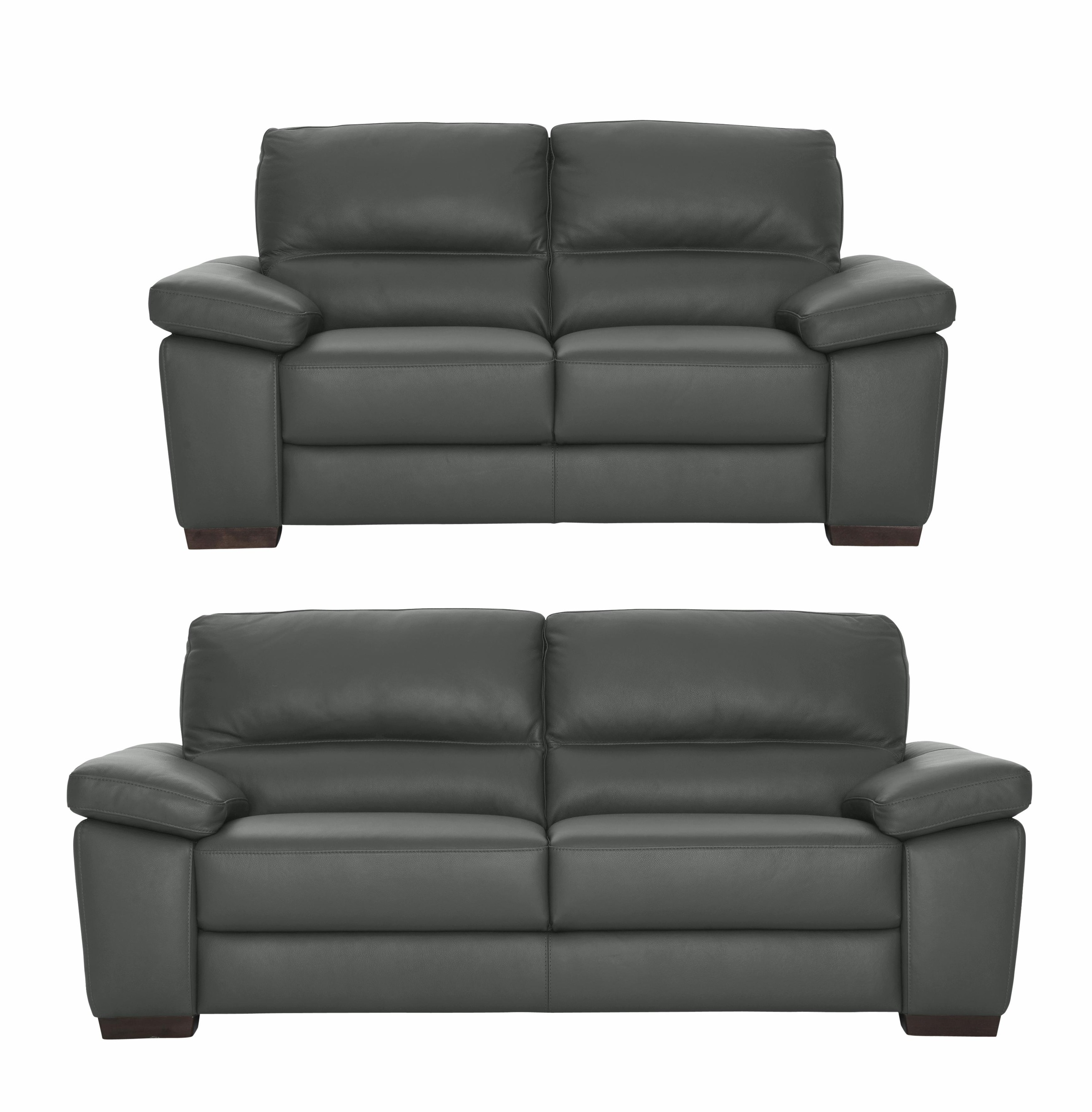 CALIA ITALIA, Polstergarnitur »Gaia, hochwertige Garnitur aus 2-Sitzer und 3-Sitzer, edles Design« Set, 2 Stk. tlg. Ledergarnitur, in zwei 