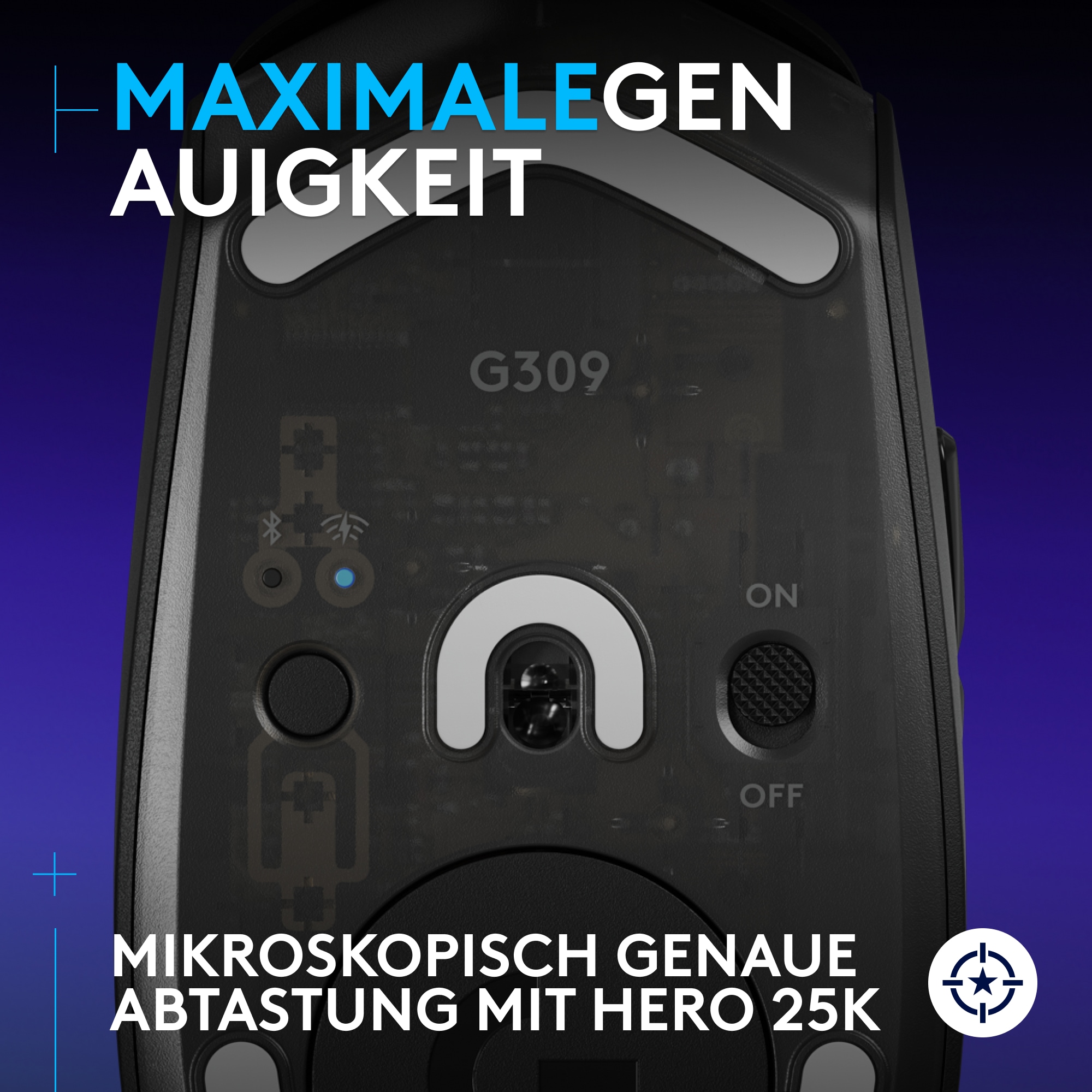 Logitech Gaming-Maus »G309 LIGHTSPEED - BLACK -EER2«, Bluetooth