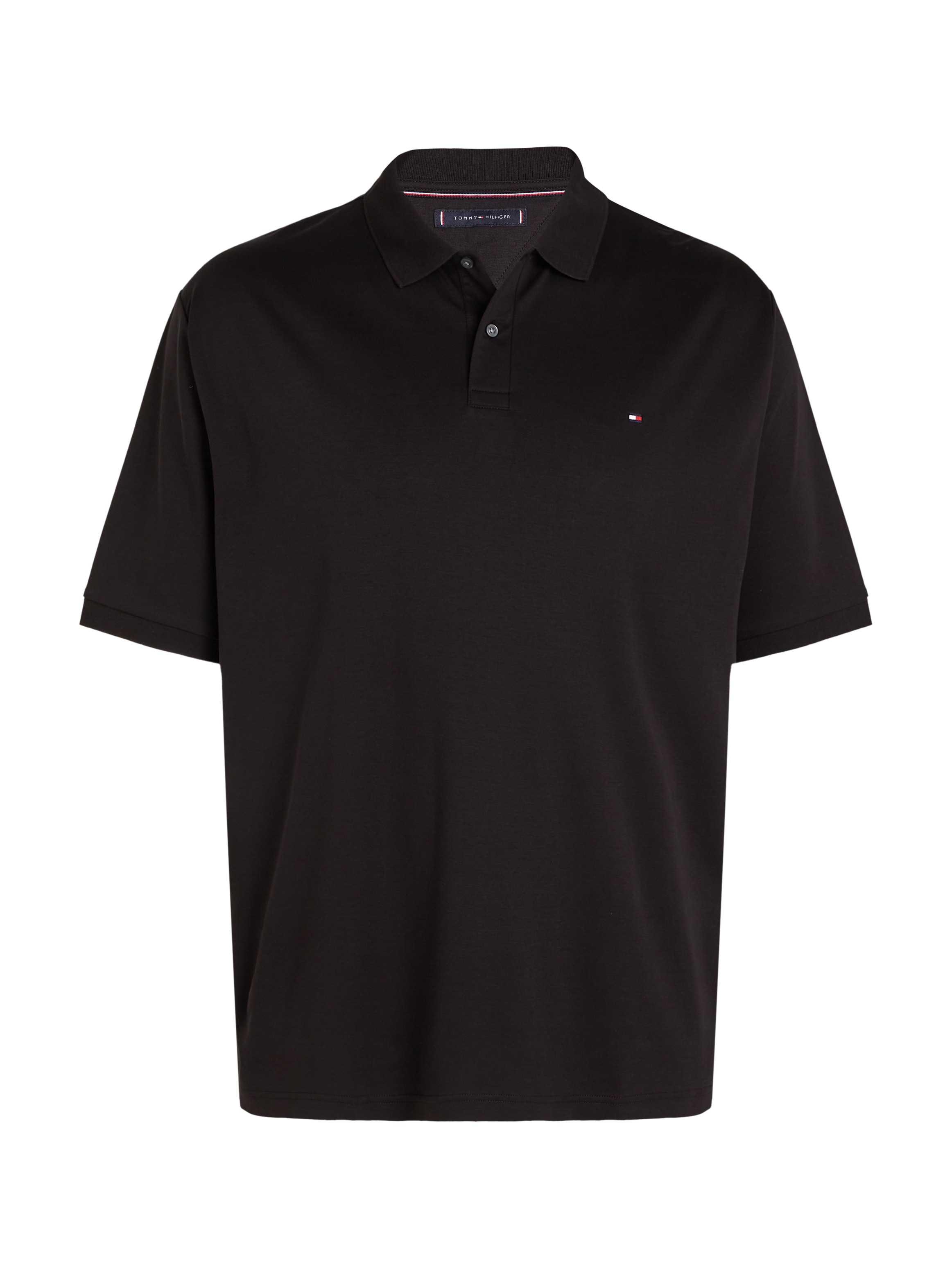 Tommy Hilfiger Big & Tall Poloshirt »BT-LIQUID COTTON ESSENTIAL POL-B«, in Großen Größen, Logostickerei