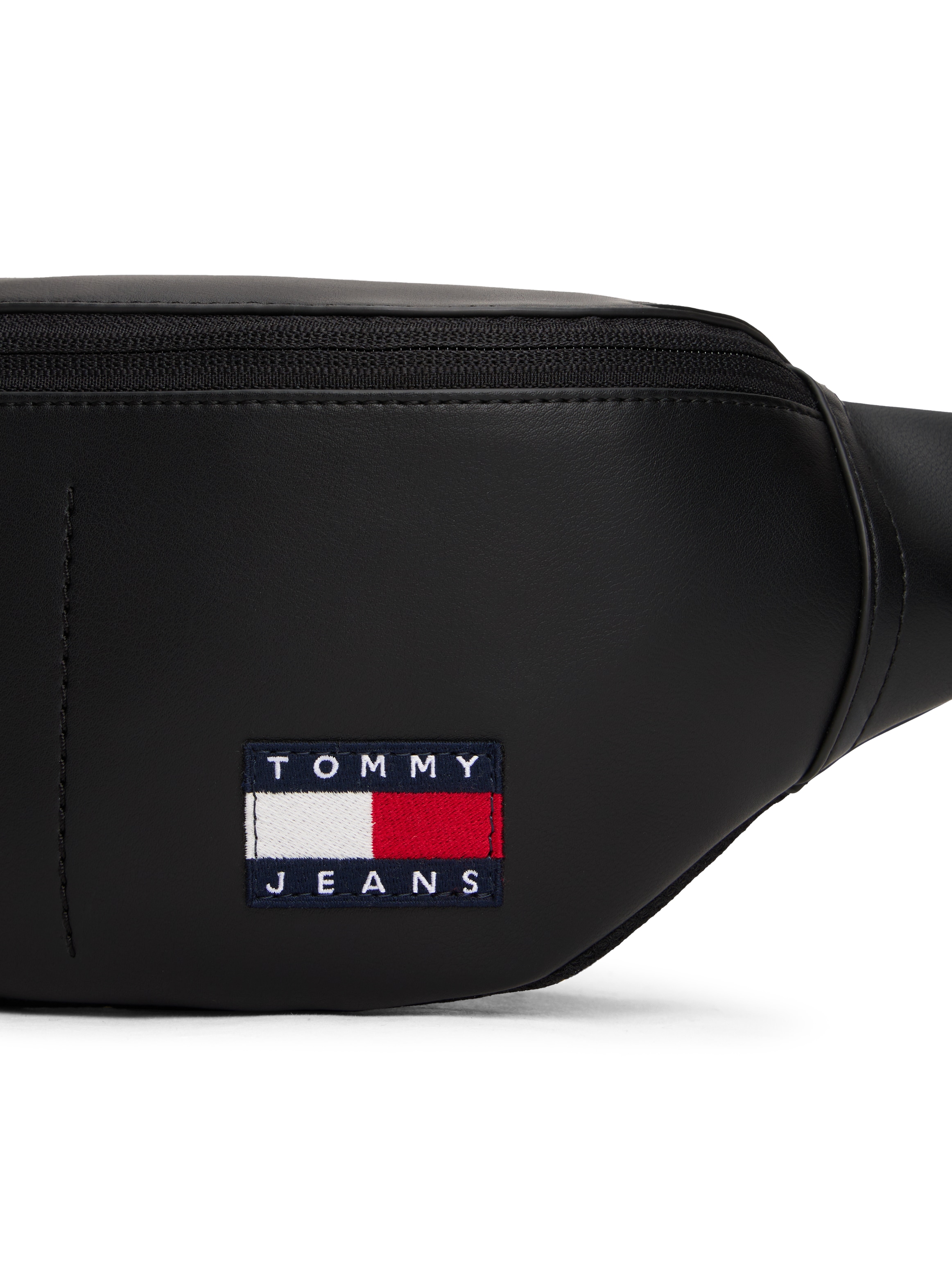 Tommy Jeans Gürteltasche »TJM ESS DAILY PU BUMBAG« , Men Crossoverbag, Minibag mit Flaggen-Aufnäher