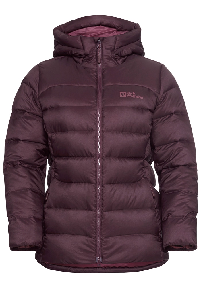 Jack Wolfskin Daunenjacke »NEBELHORN DOWN HOODY W RDS«, mit Kapuze