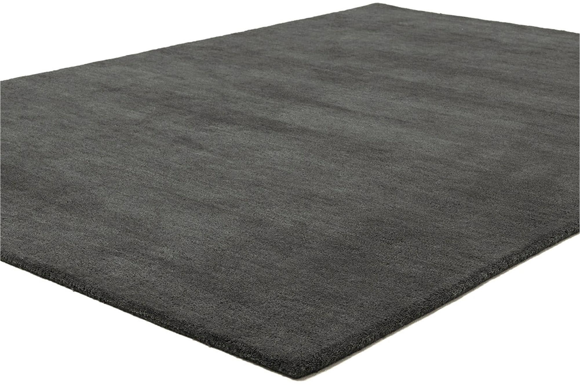 OTTO home Wollteppich »Gabbo Natur, Handgefertigt, Teppich, reine Wolle, meliert« rechteckig 14 mm Höhe reine Wolle, Uni, Wohnzimmer, Schlafzimmer, Esszimmer