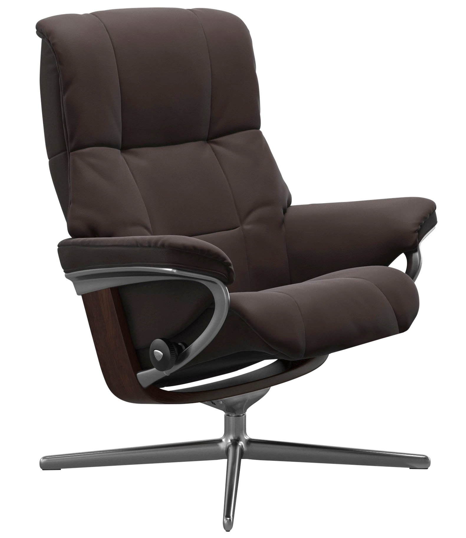 Stressless® Relaxsessel »Mayfair«, mit Cross Base, Größe S, M & L, Holzakzent Braun