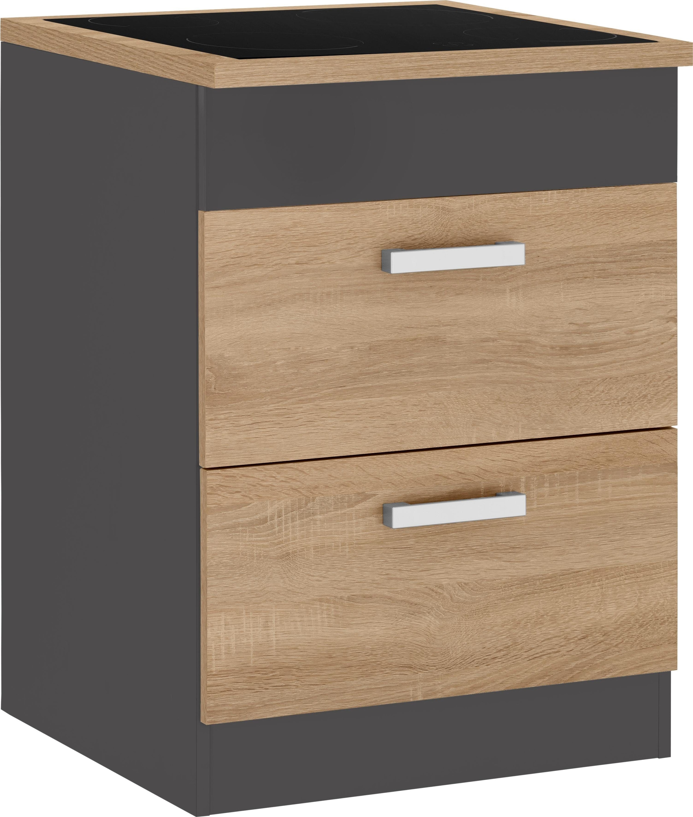 KOCHSTATION Kochfeldumbauschrank "KS-Gera" Breite 60 cm