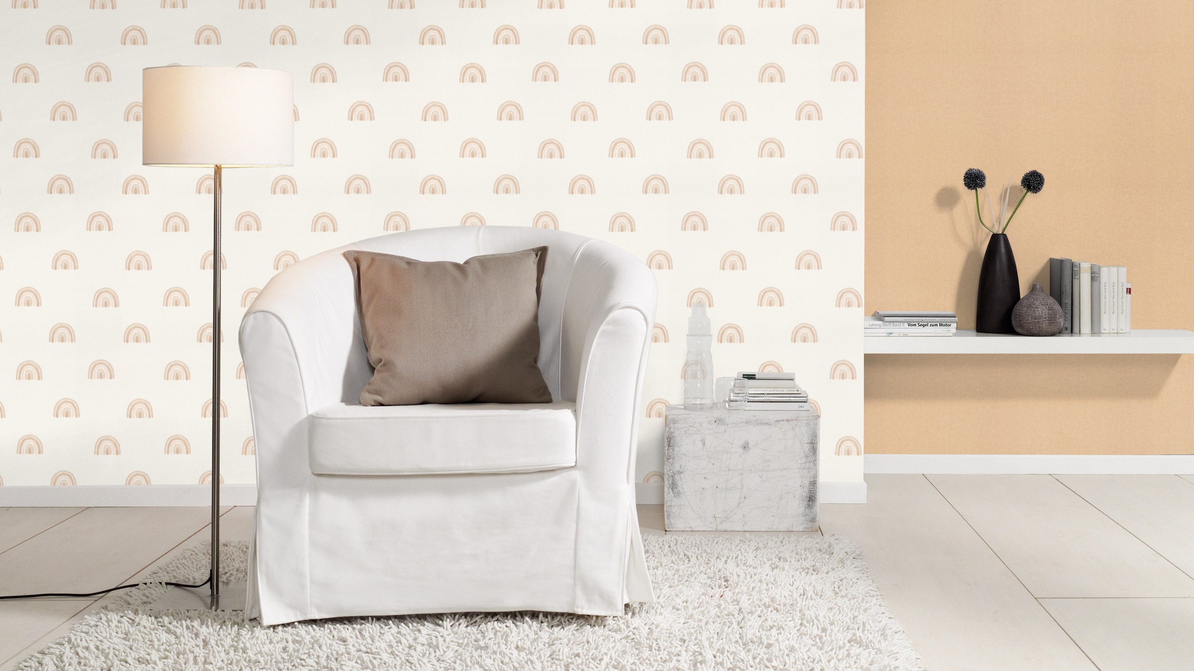 Rasch Vliestapete »Bambino XIX« uni leicht gekörnt