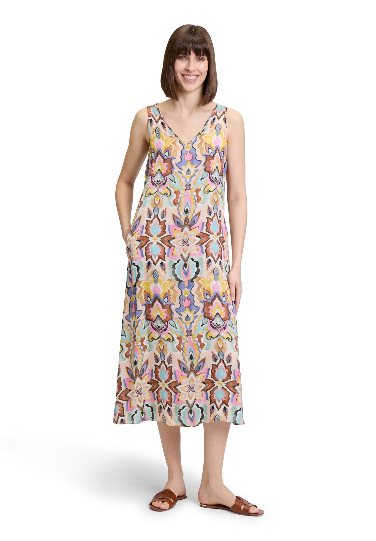 Vera Mont Sommerkleid »Sommerkleid mit V-Ausschnitt«
